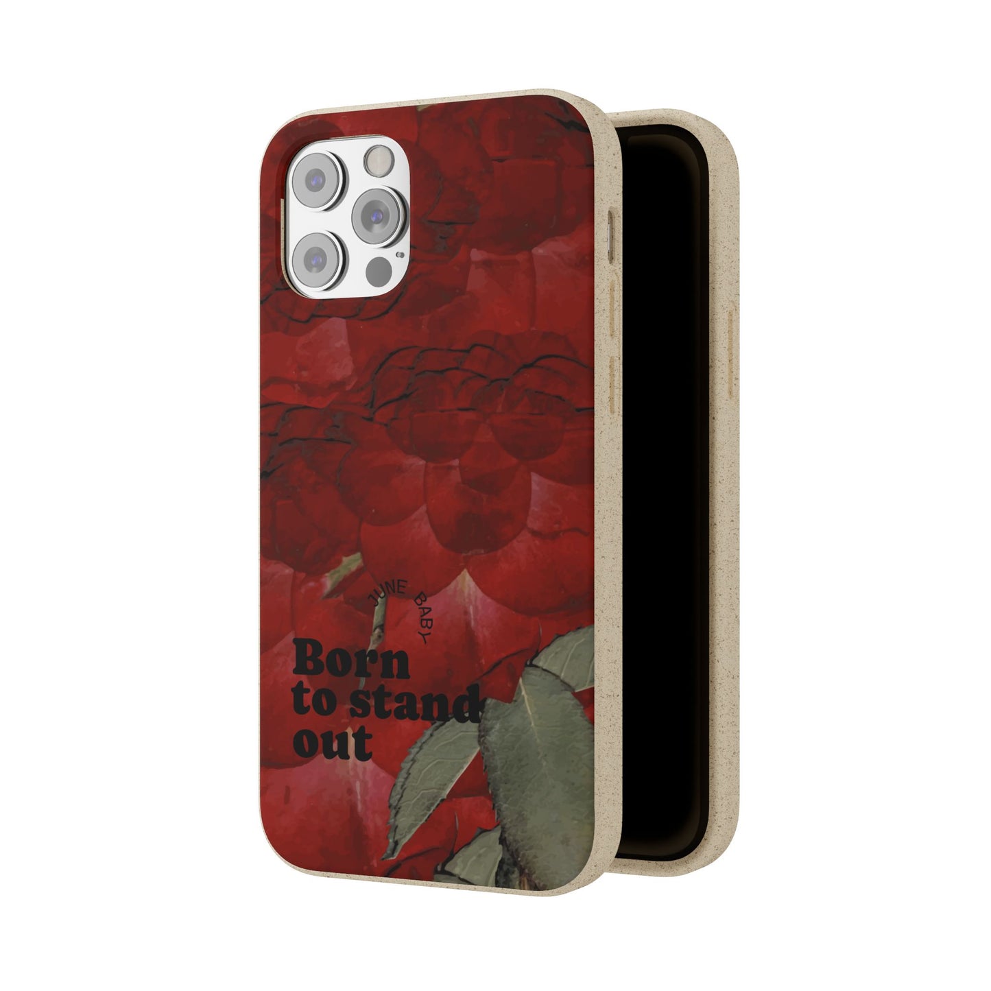 June Eco-friendly birth flower - Biodegradable case