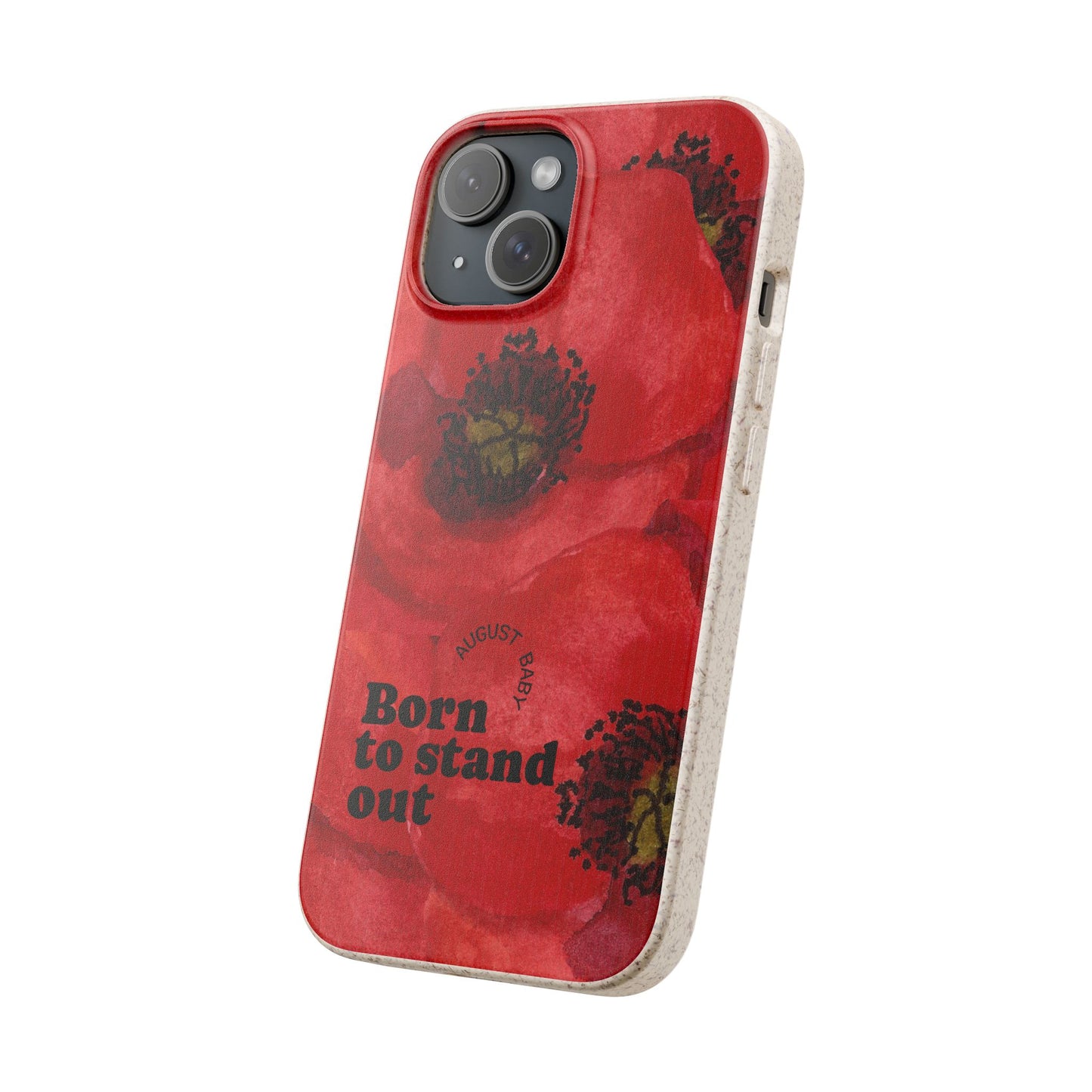 August Eco-friendly birth flower - Biodegradable case