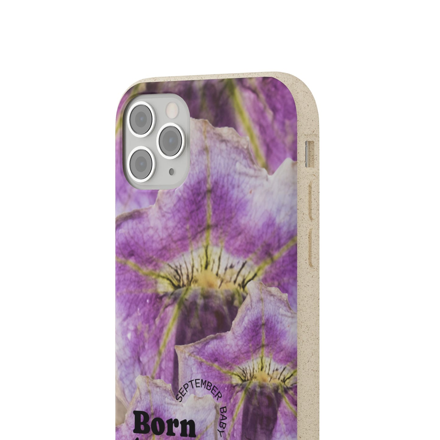 September Eco-friendly birth flower - Biodegradable case