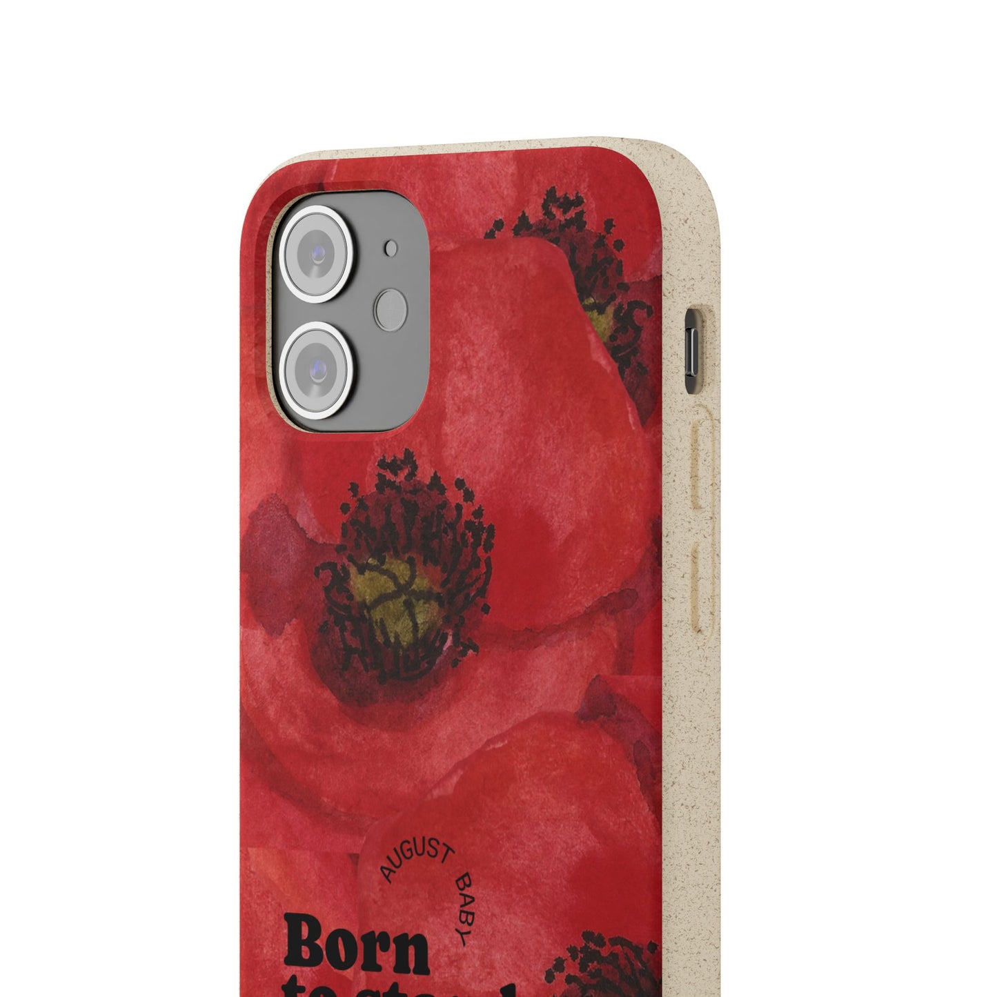 August Eco-friendly birth flower - Biodegradable case
