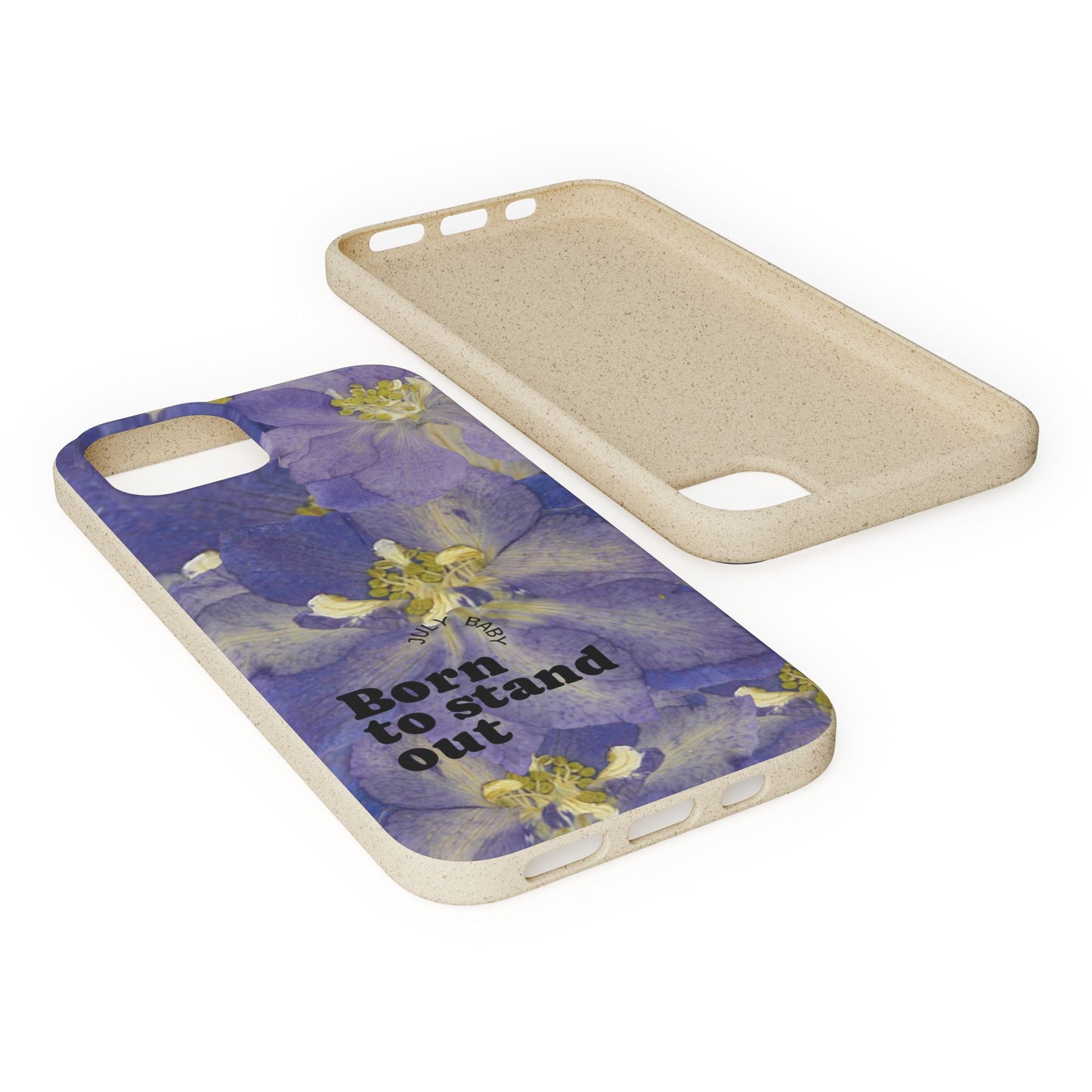 July Eco-friendly birth flower - Biodegradable case