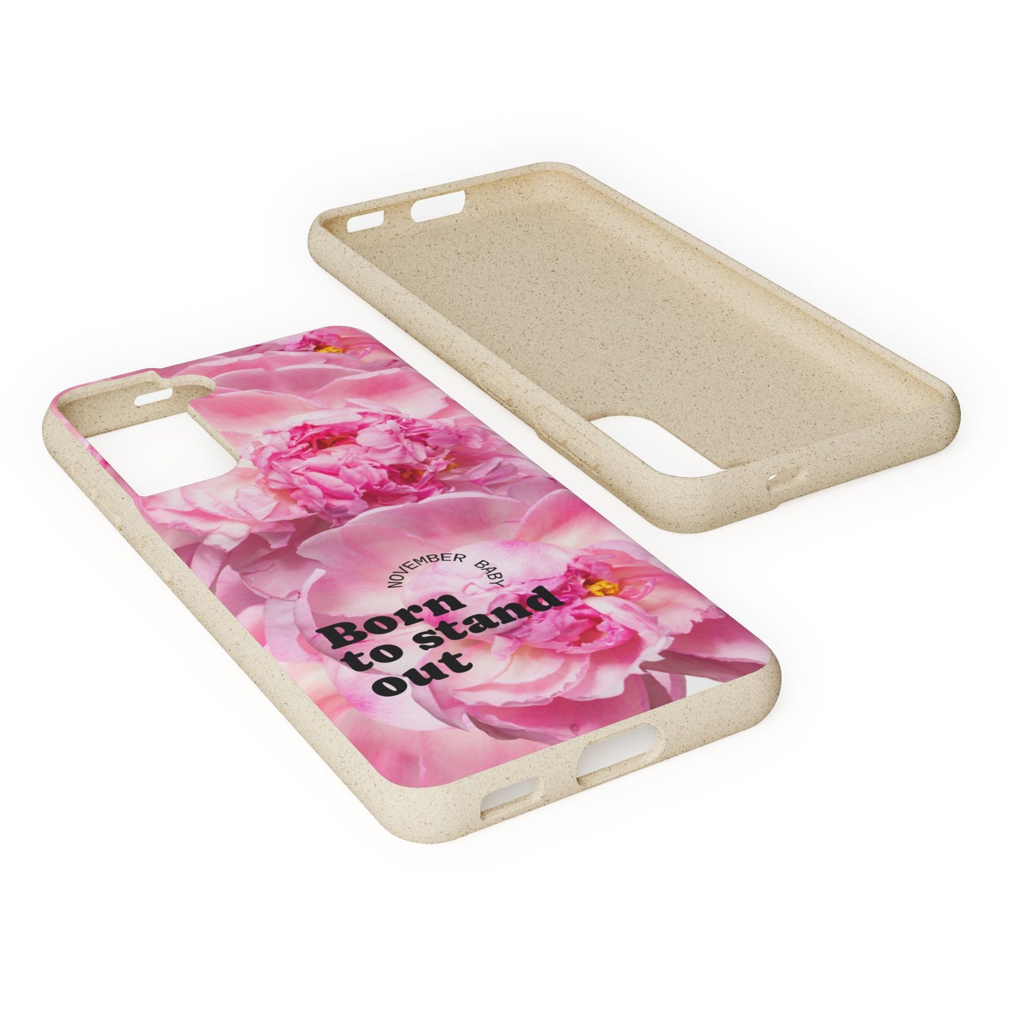 November Eco-friendly birth flower - Biodegradable case