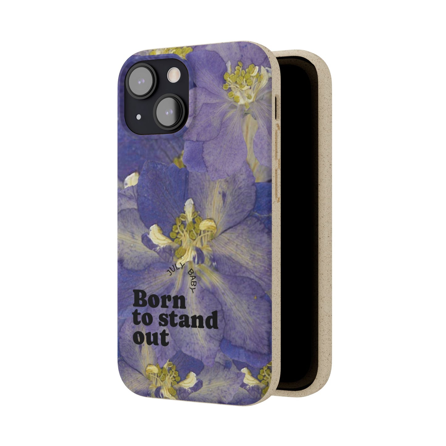July Eco-friendly birth flower - Biodegradable case