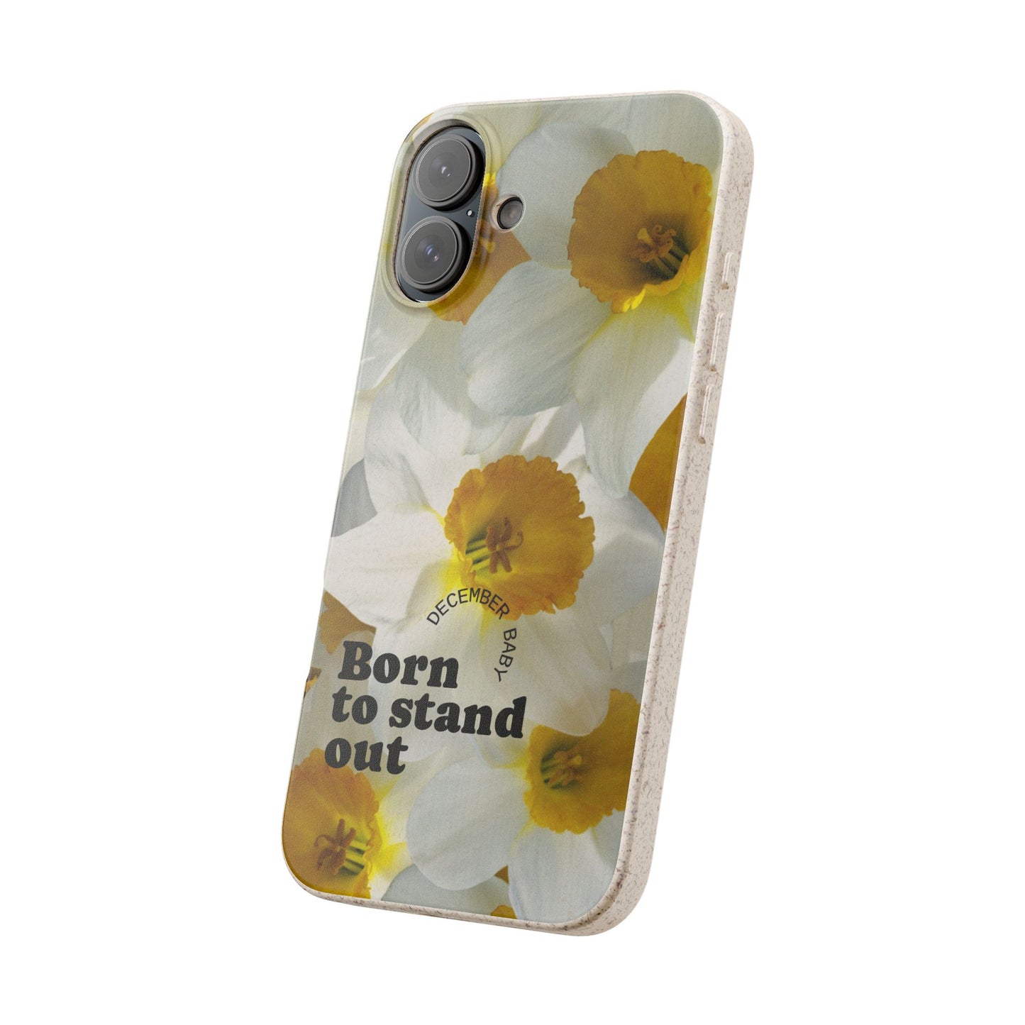 December Eco-friendly birth flower - Biodegradable case