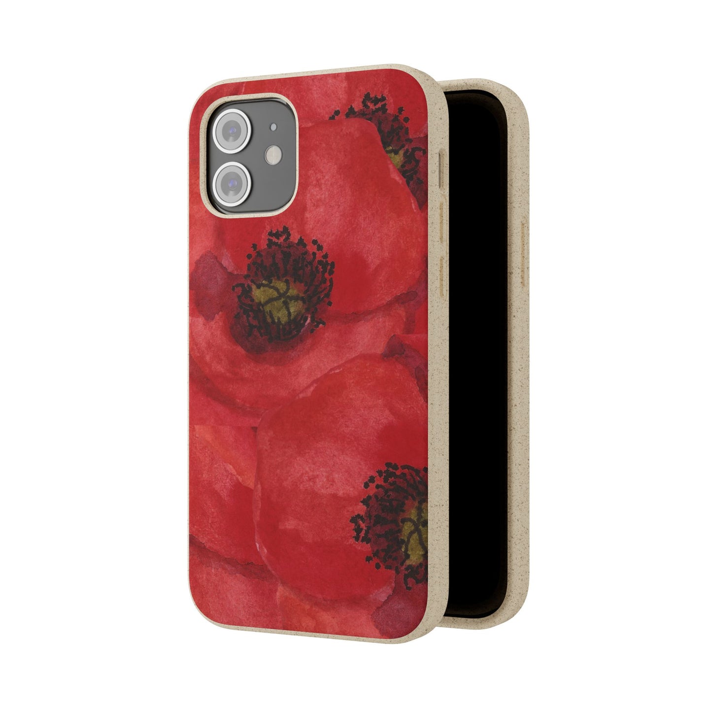 Poppy flower - Biodegradable case
