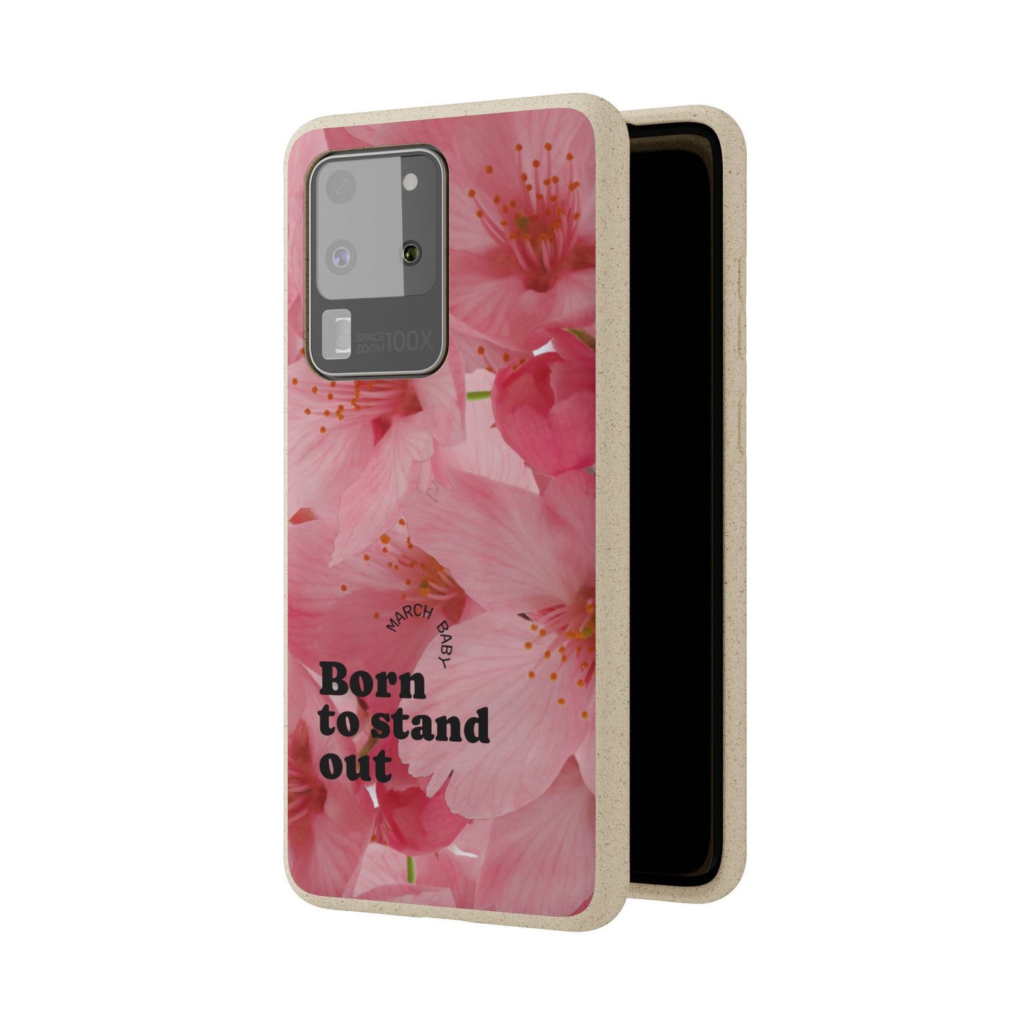 March Eco-friendly birth flower - Biodegradable case