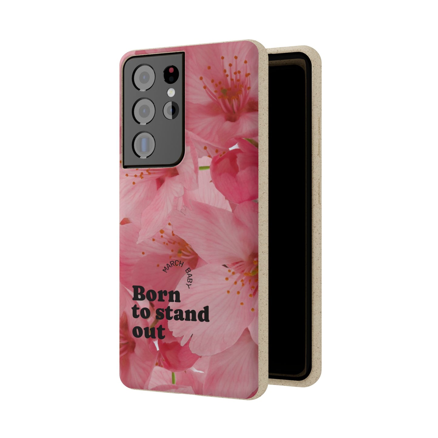 March Eco-friendly birth flower - Biodegradable case