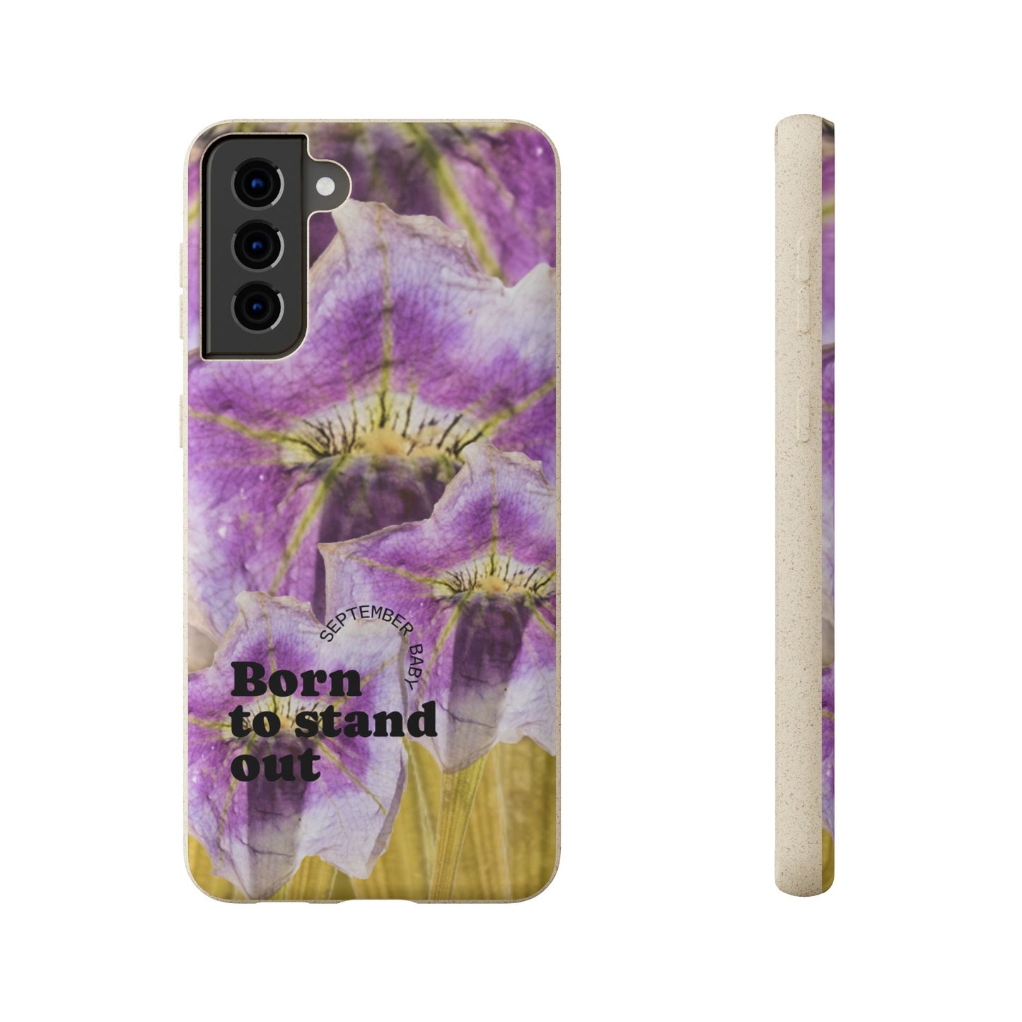 September Eco-friendly birth flower - Biodegradable case