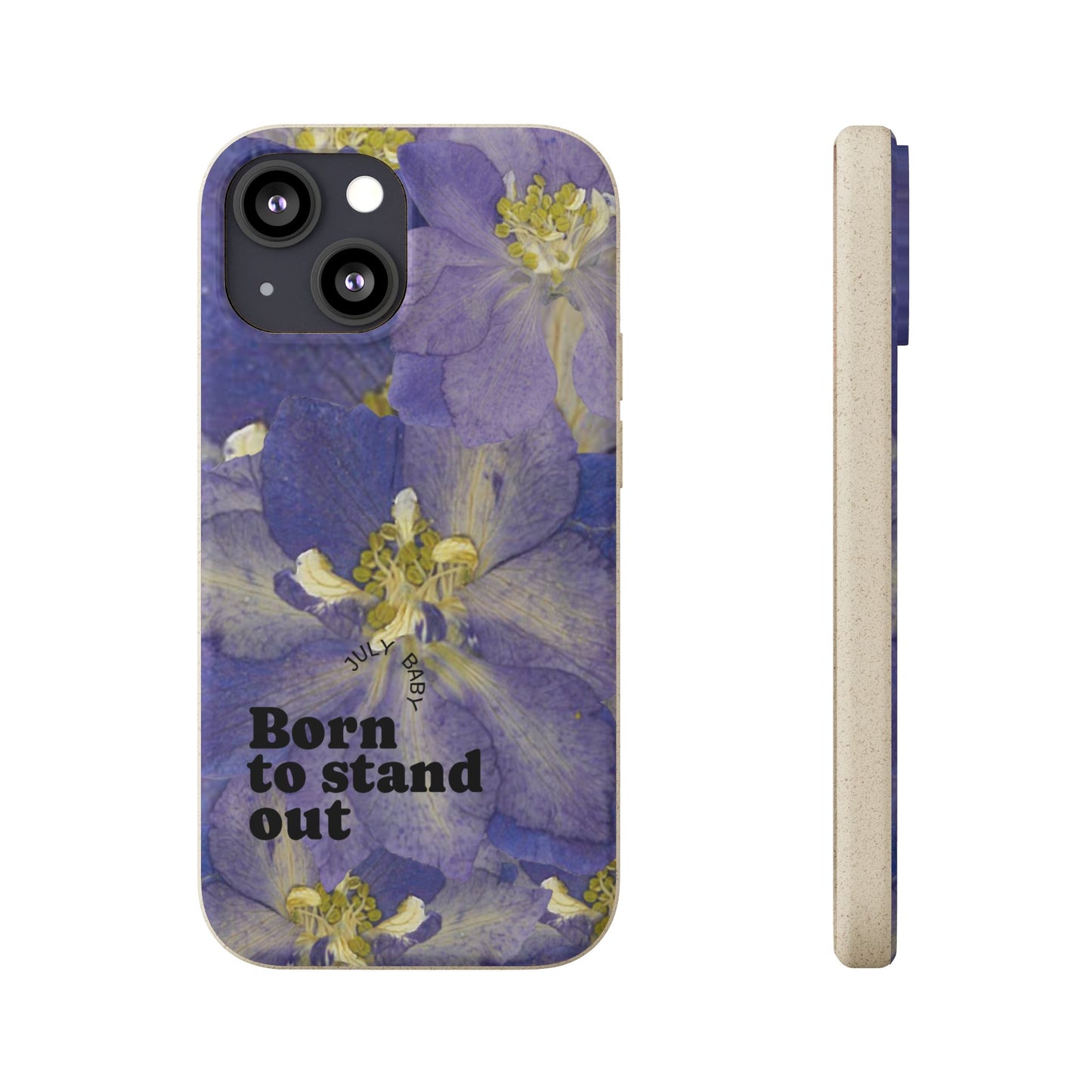 July Eco-friendly birth flower - Biodegradable case