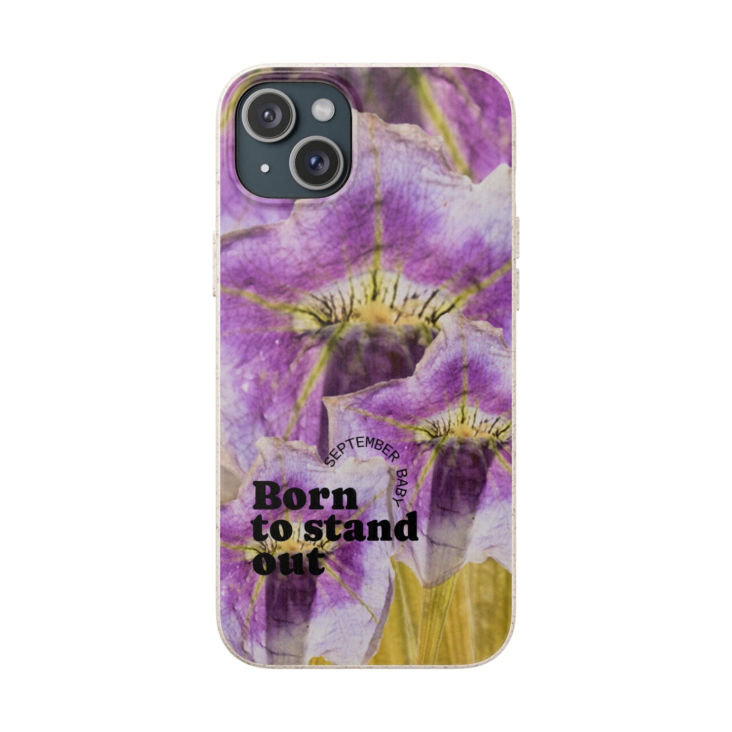 September Eco-friendly birth flower - Biodegradable case