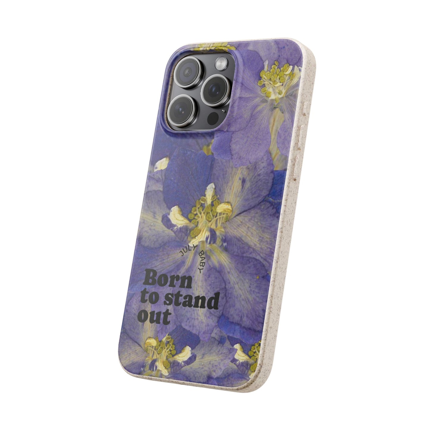 July Eco-friendly birth flower - Biodegradable case