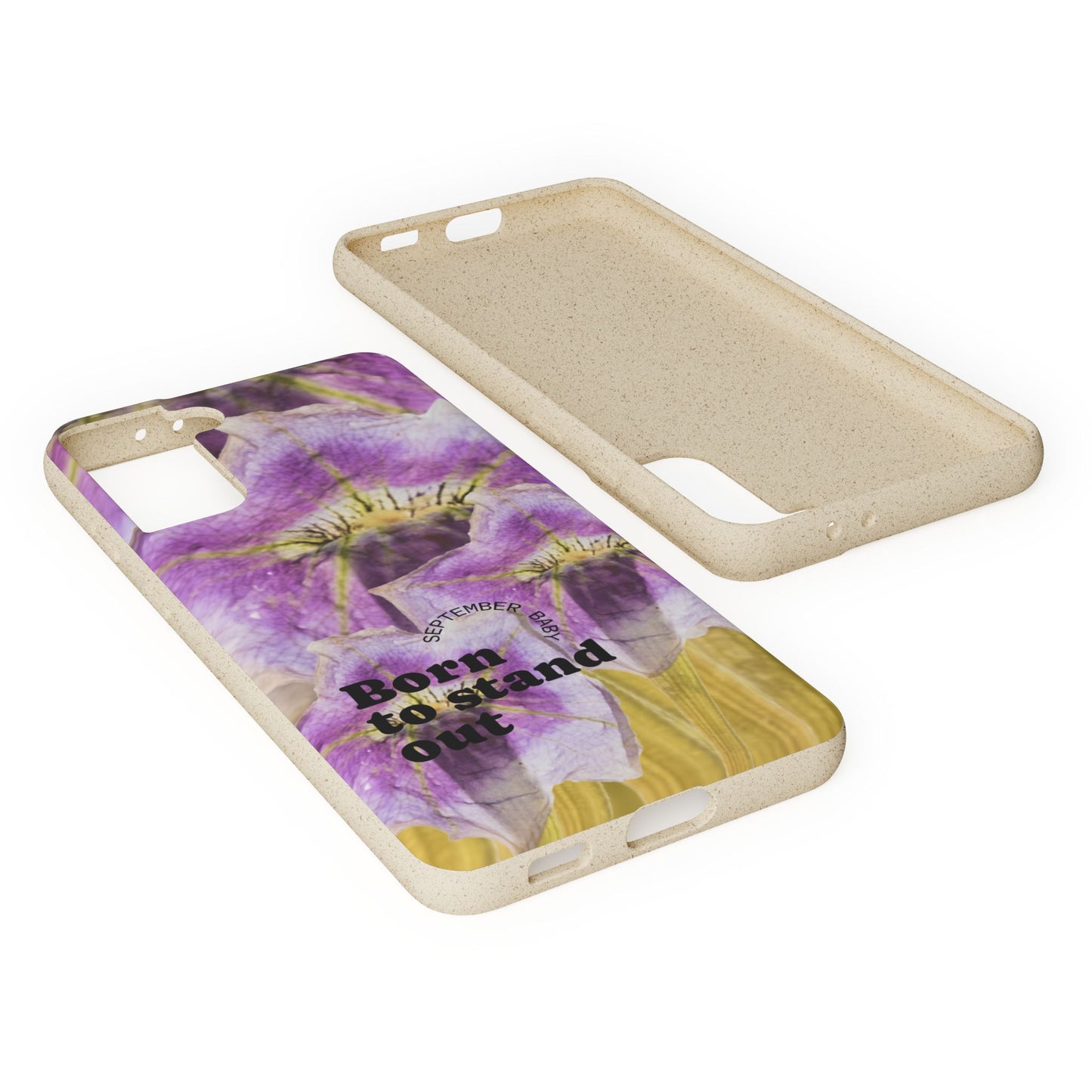 September Eco-friendly birth flower - Biodegradable case