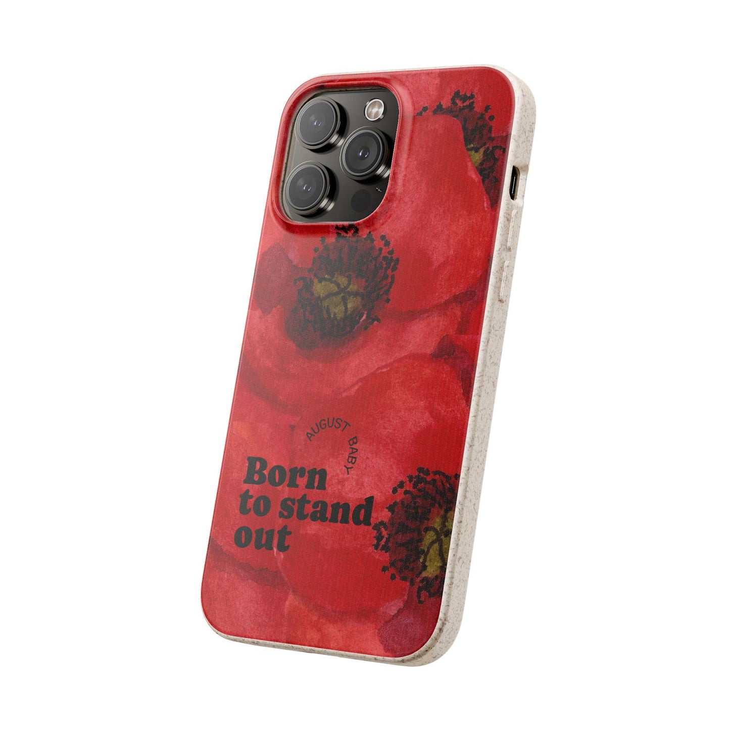 August Eco-friendly birth flower - Biodegradable case