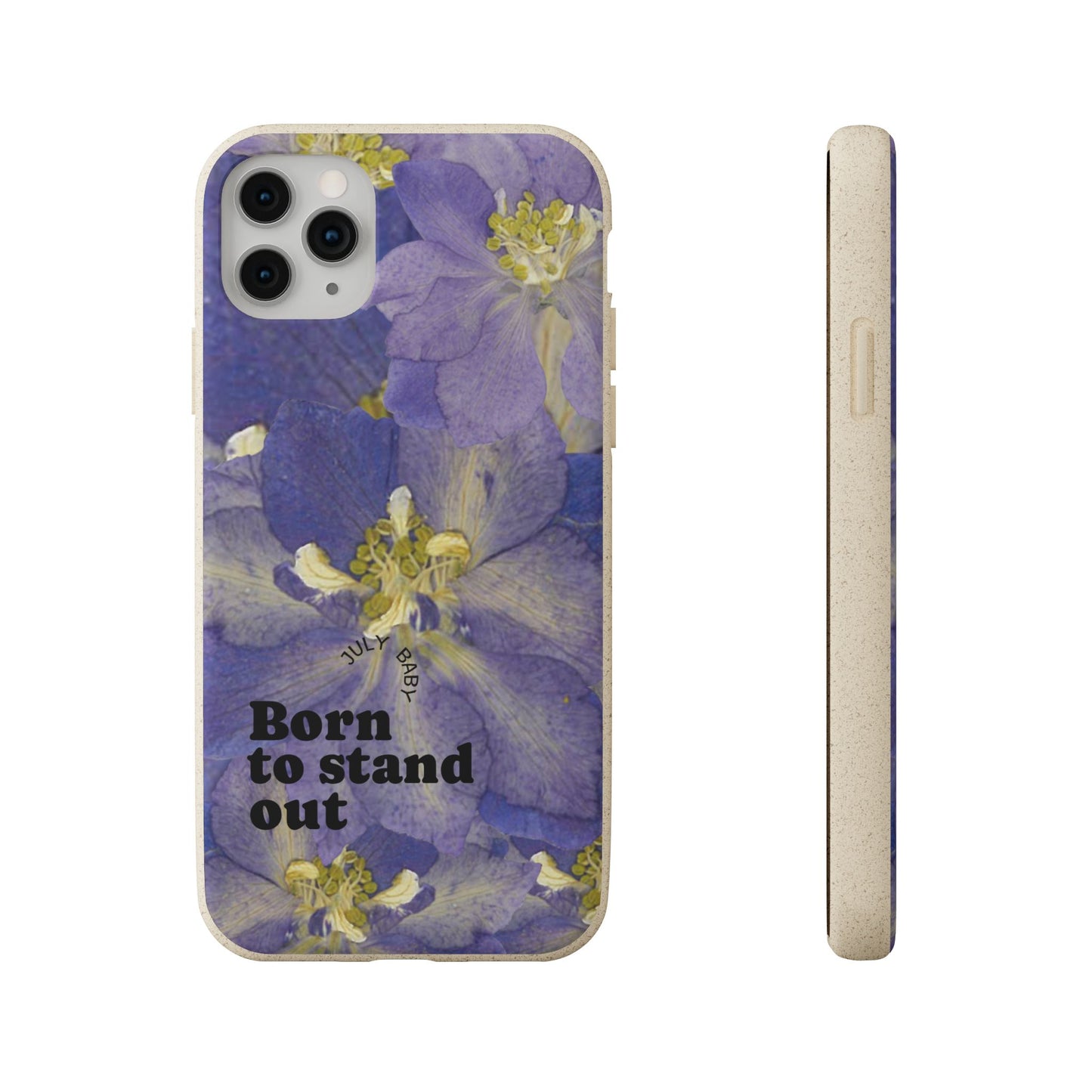 July Eco-friendly birth flower - Biodegradable case