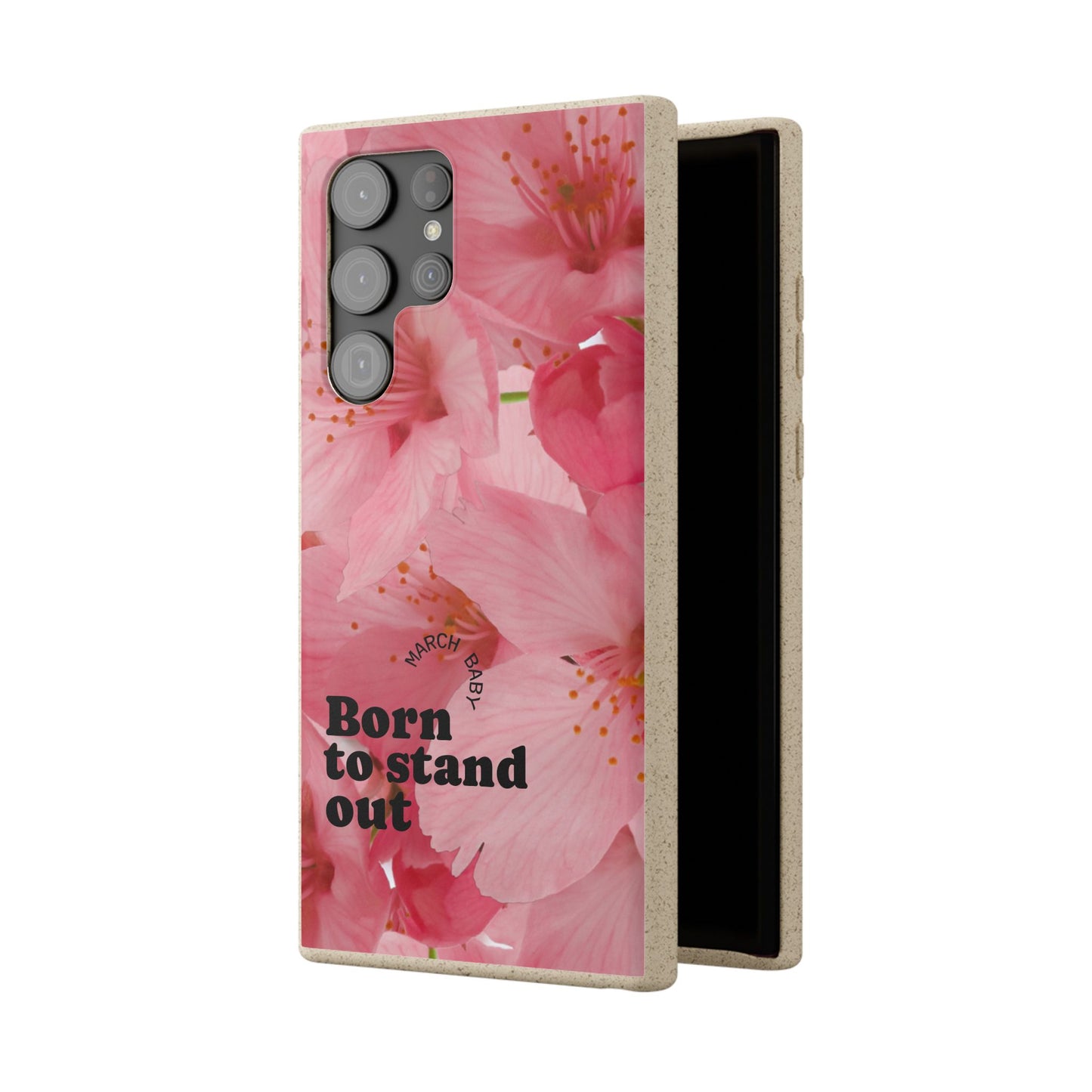 March Eco-friendly birth flower - Biodegradable case