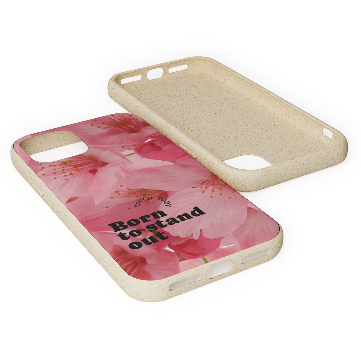 March Eco-friendly birth flower - Biodegradable case