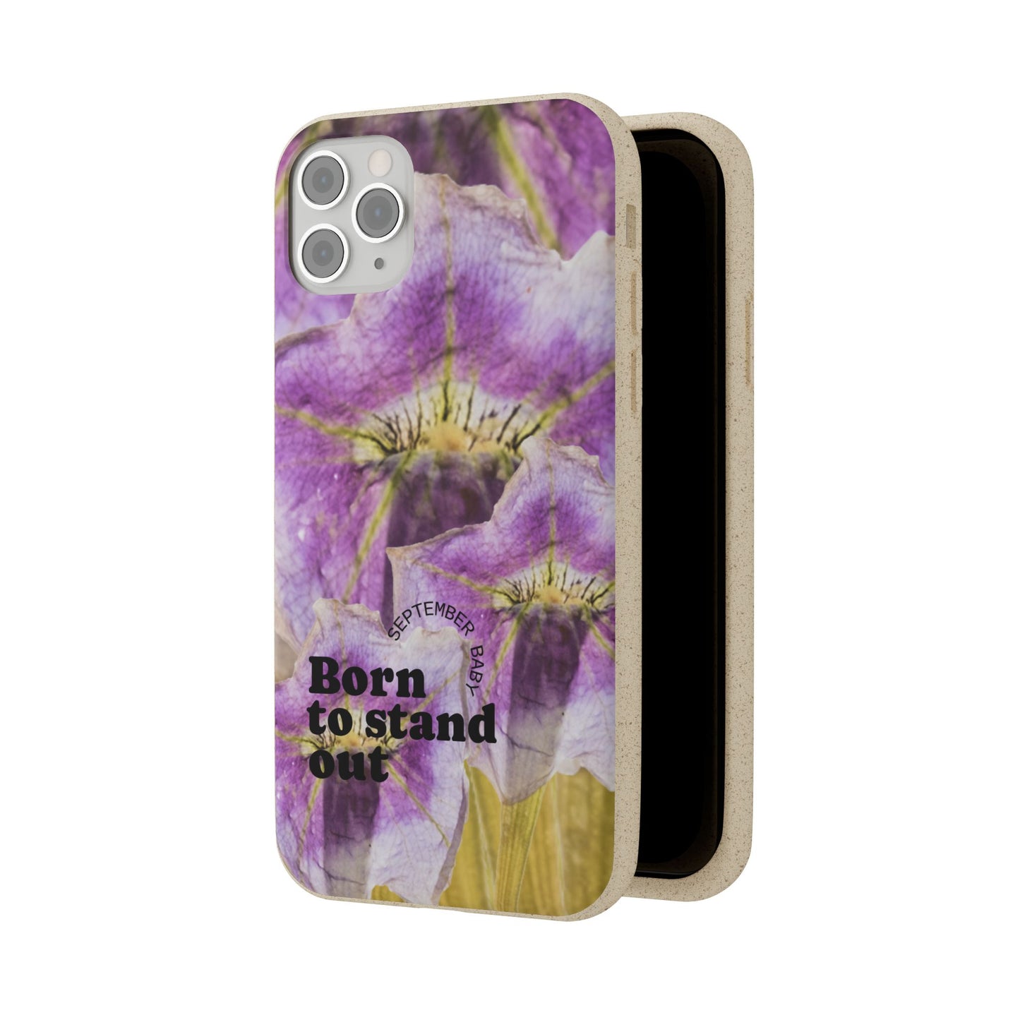 September Eco-friendly birth flower - Biodegradable case