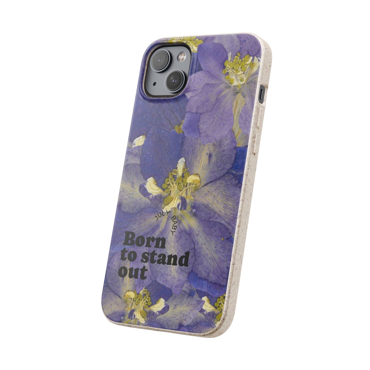 July Eco-friendly birth flower - Biodegradable case
