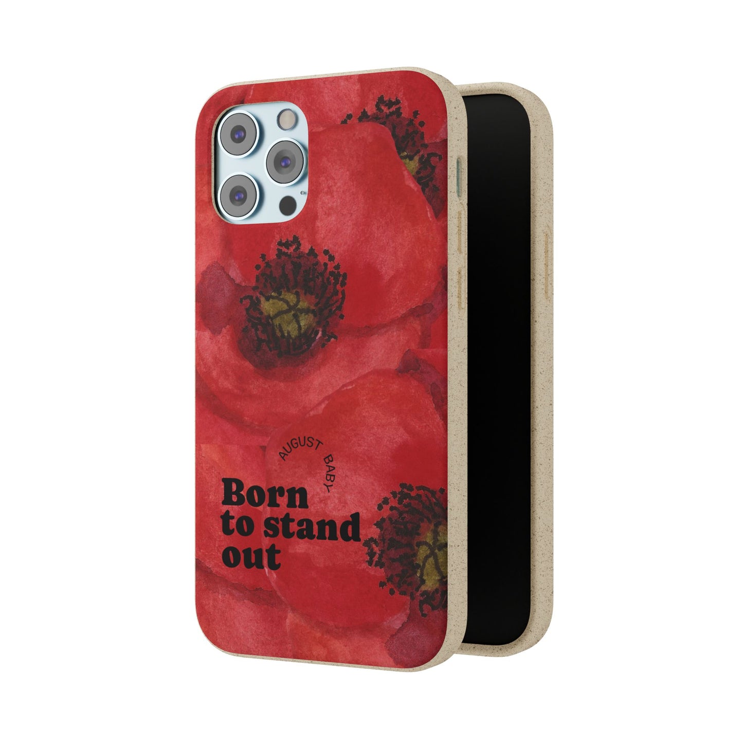 August Eco-friendly birth flower - Biodegradable case