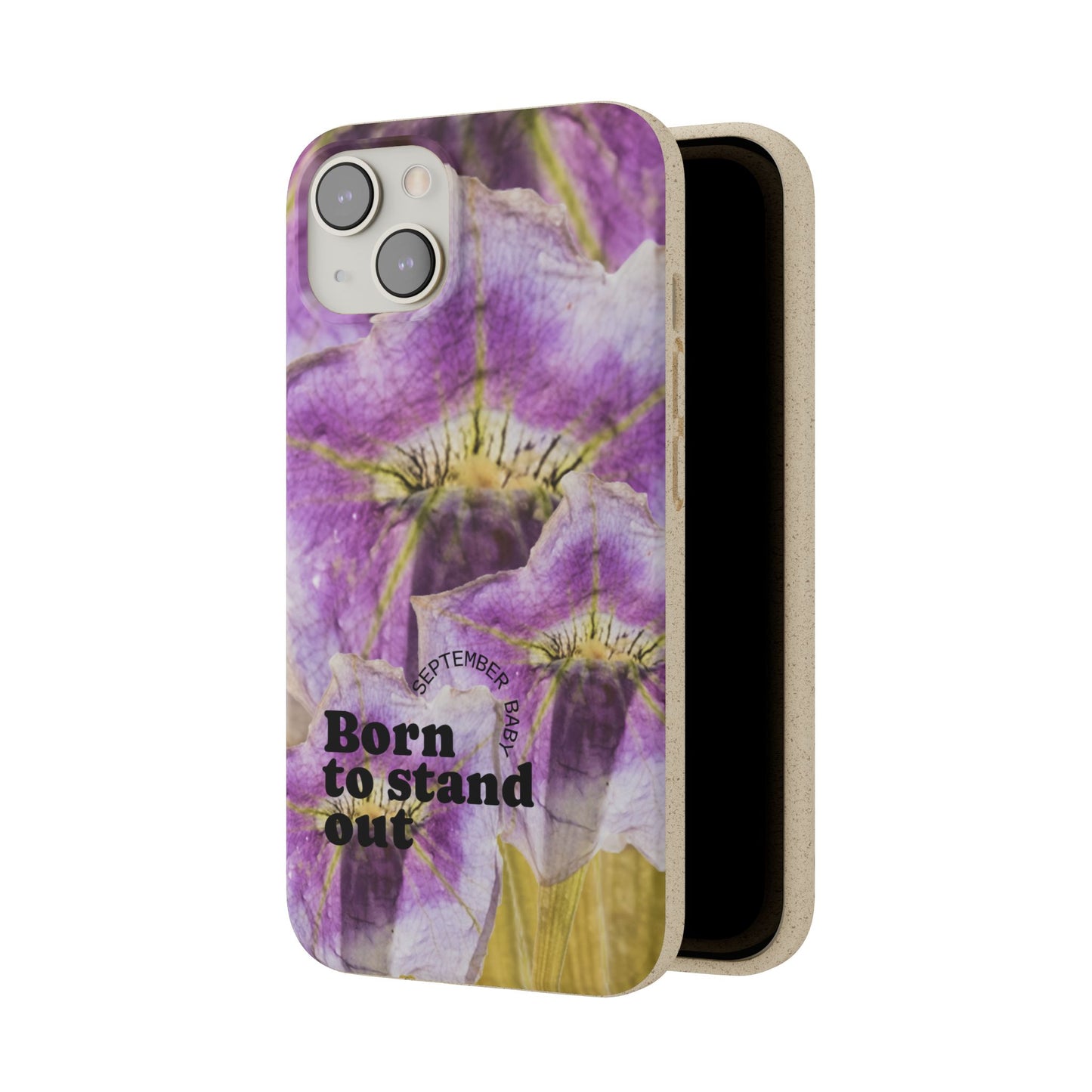 September Eco-friendly birth flower - Biodegradable case
