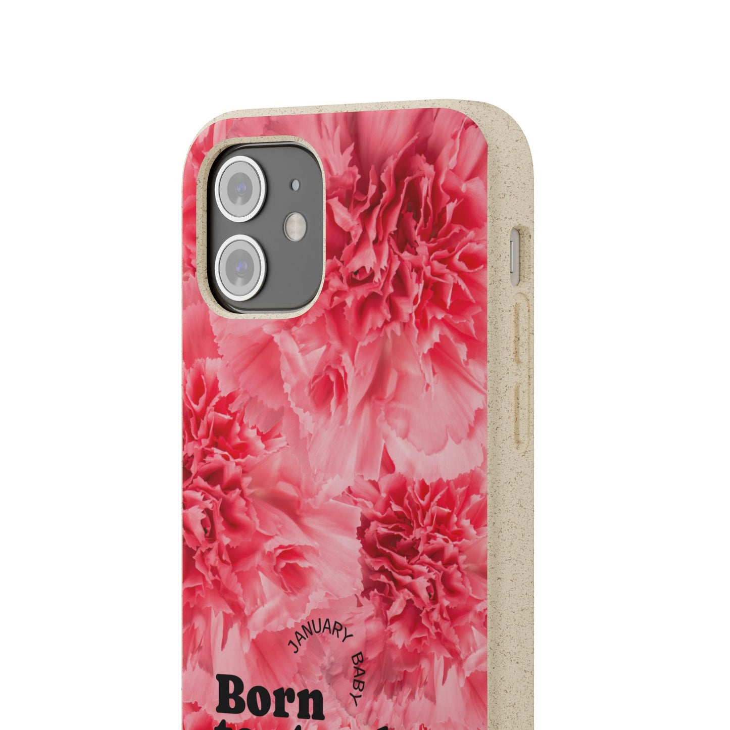 January Eco-friendly birth flower - Biodegradable case