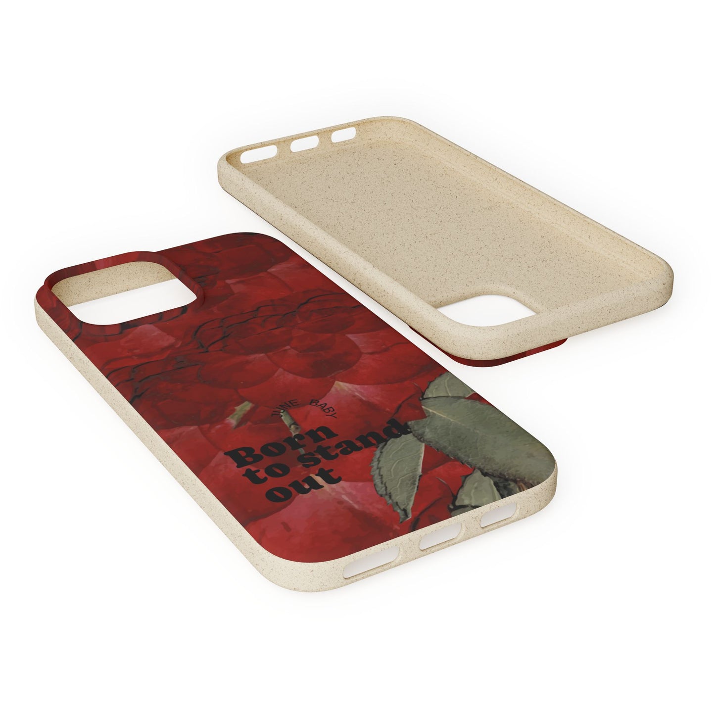 June Eco-friendly birth flower - Biodegradable case