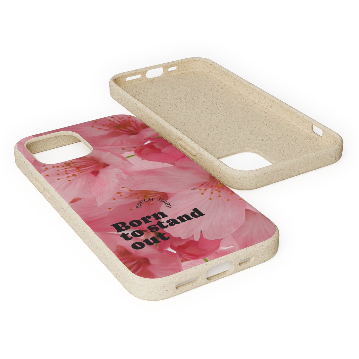 March Eco-friendly birth flower - Biodegradable case