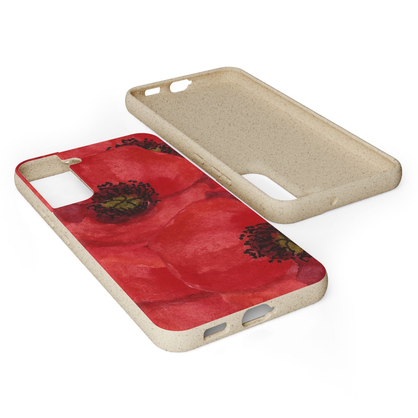 Poppy flower - Biodegradable case