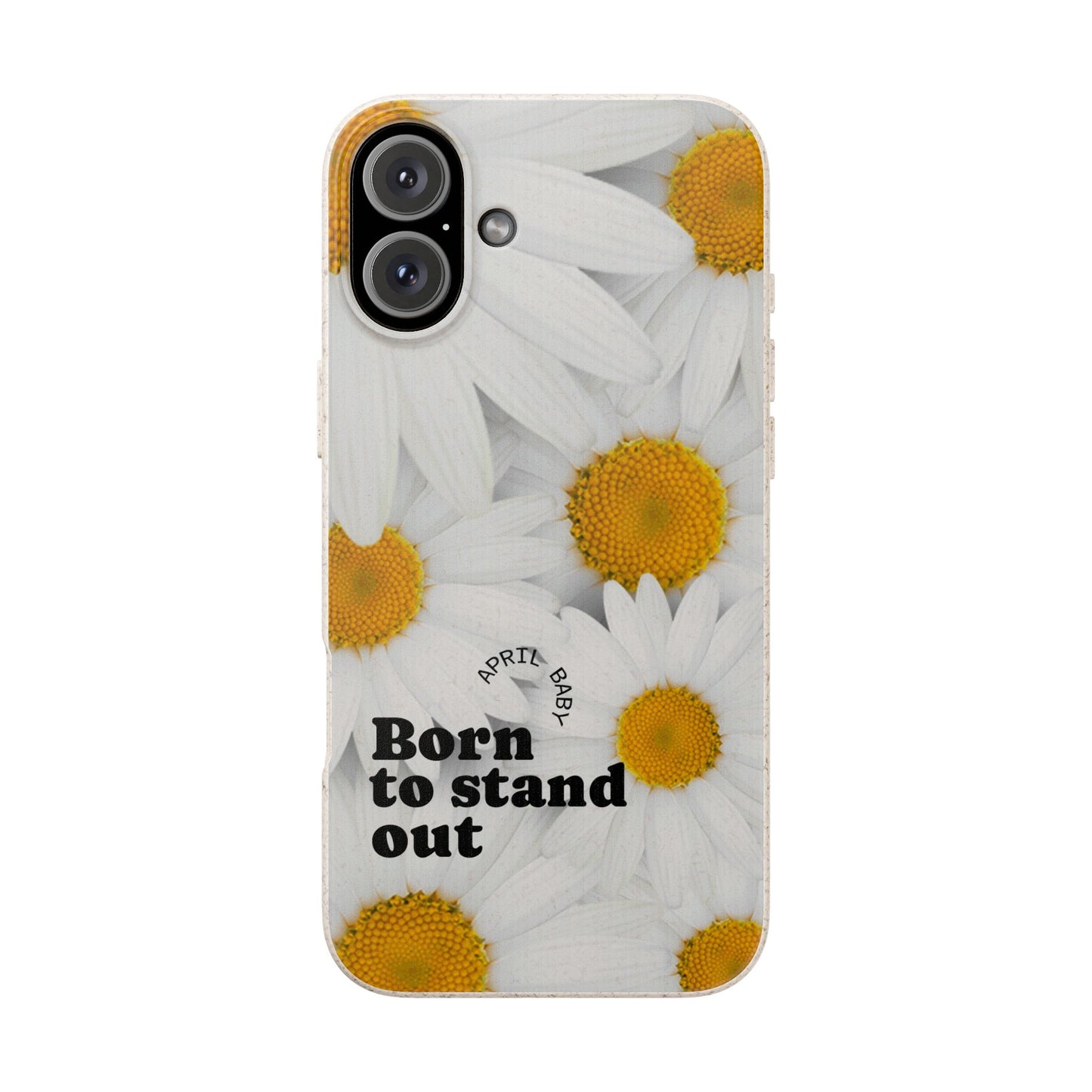 April Eco-friendly birth flower - Biodegradable case