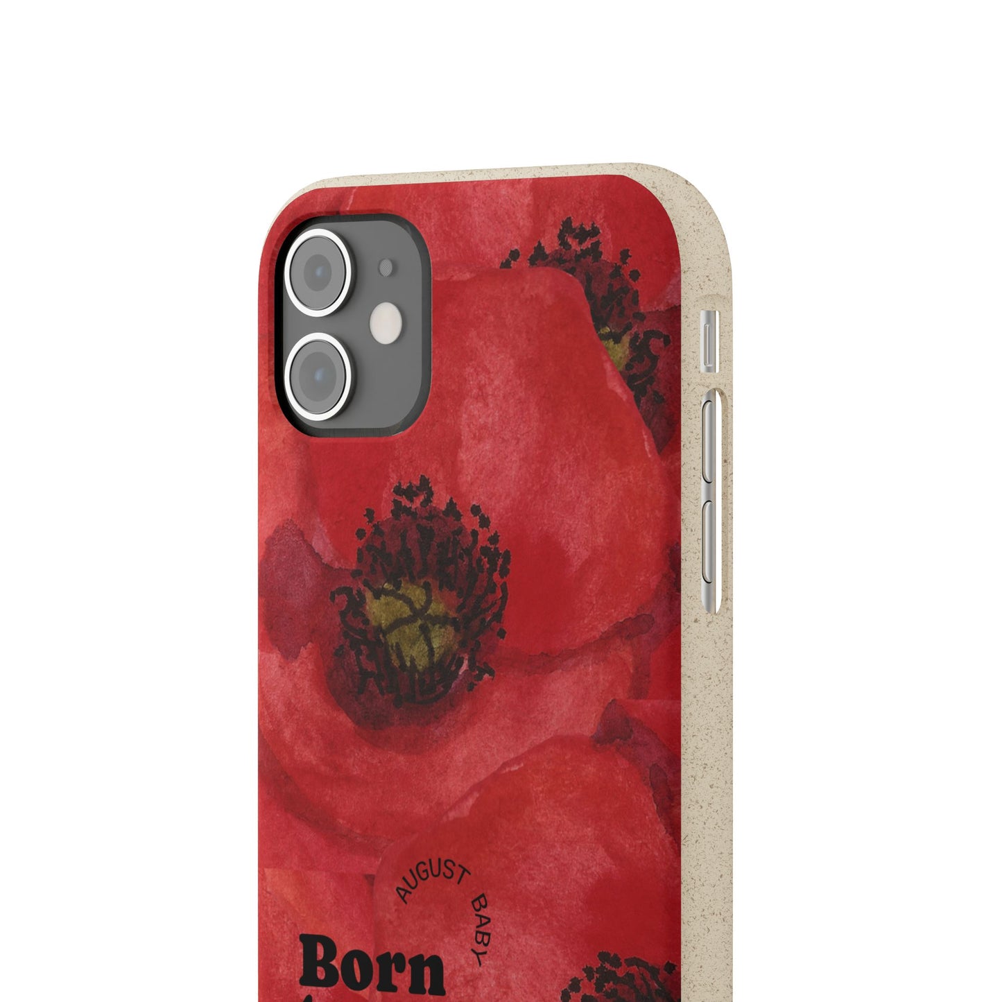 August Eco-friendly birth flower - Biodegradable case