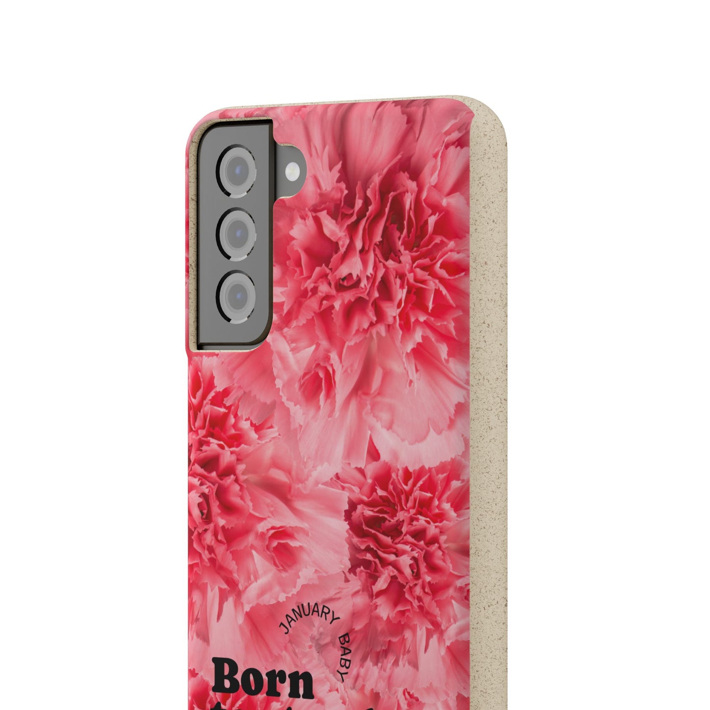 January Eco-friendly birth flower - Biodegradable case