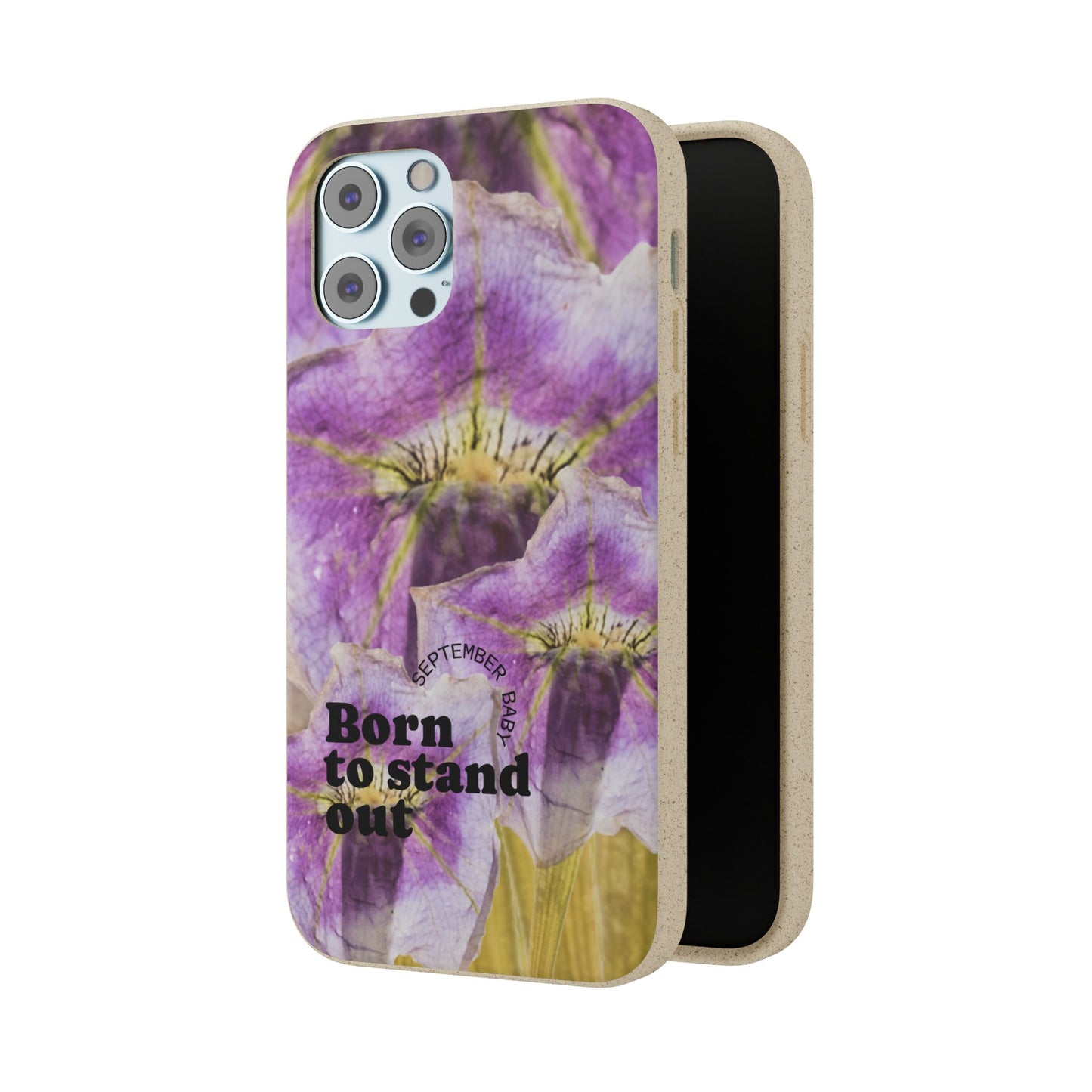 September Eco-friendly birth flower - Biodegradable case