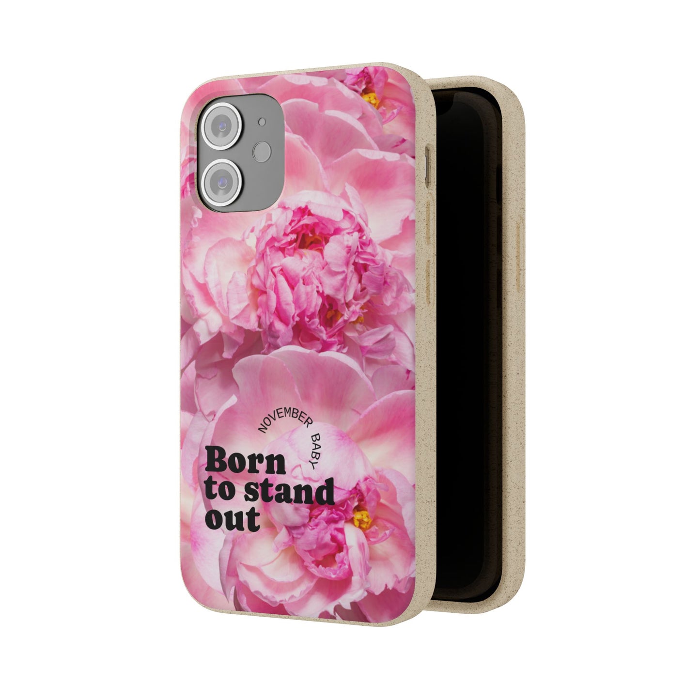 November Eco-friendly birth flower - Biodegradable case