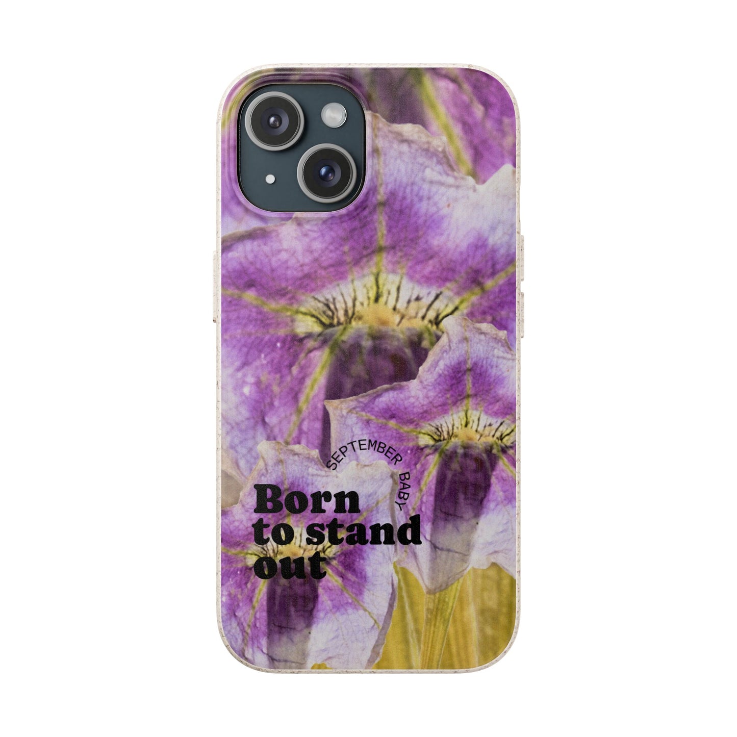 September Eco-friendly birth flower - Biodegradable case