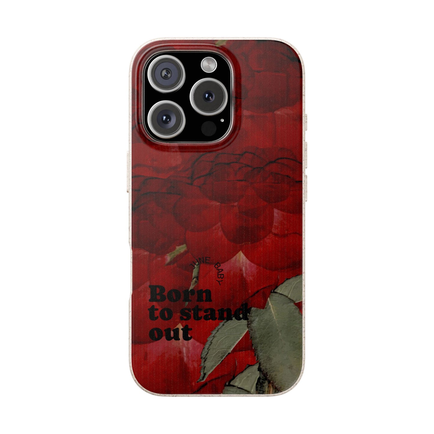 June Eco-friendly birth flower - Biodegradable case