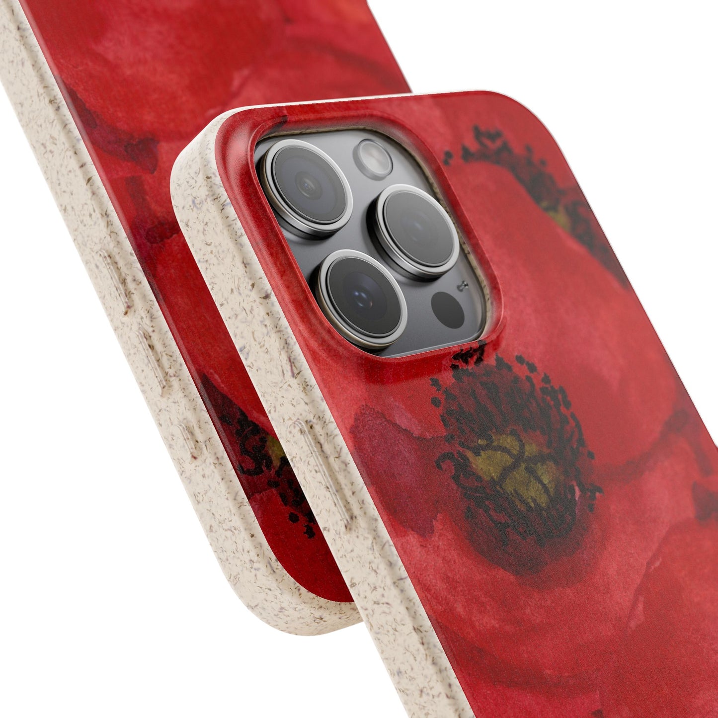 Poppy flower - Biodegradable case