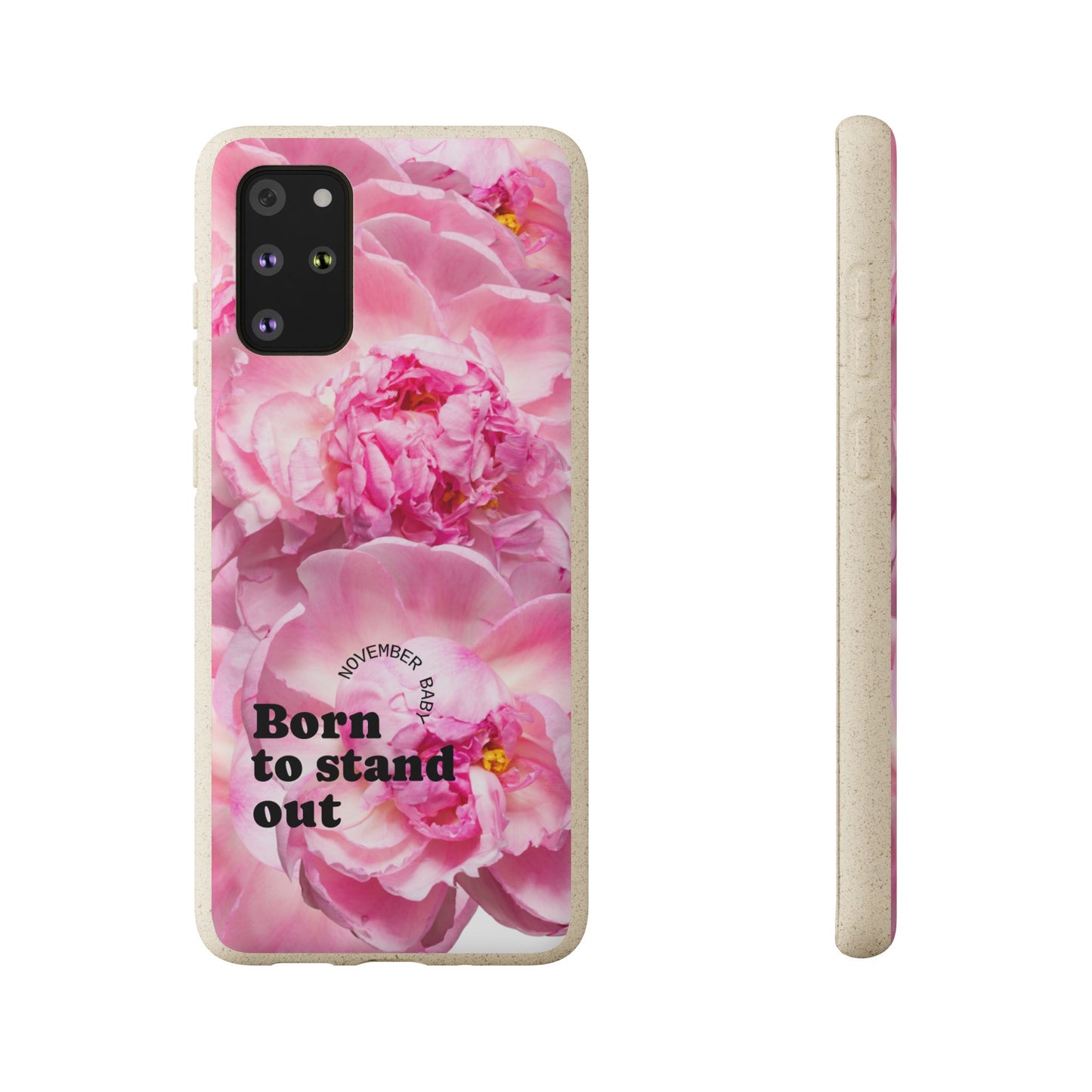 November Eco-friendly birth flower - Biodegradable case