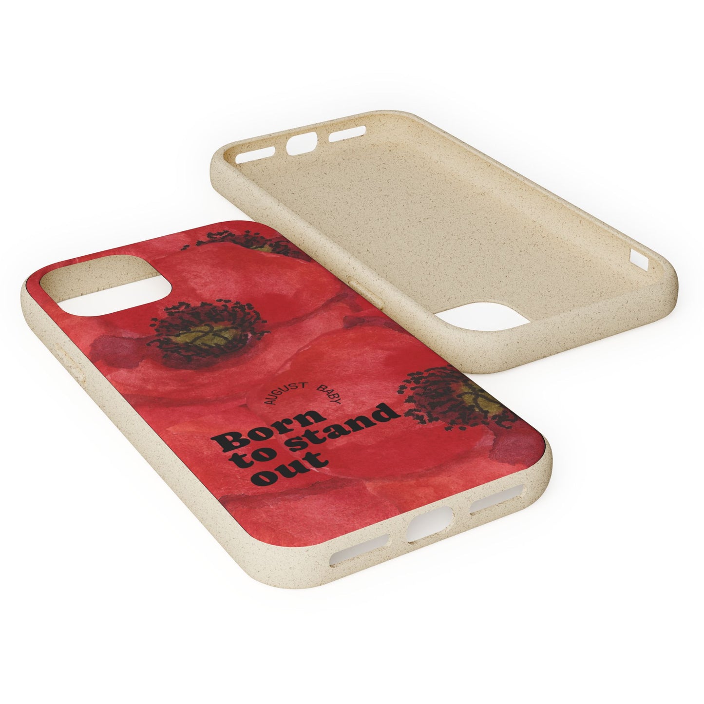 August Eco-friendly birth flower - Biodegradable case