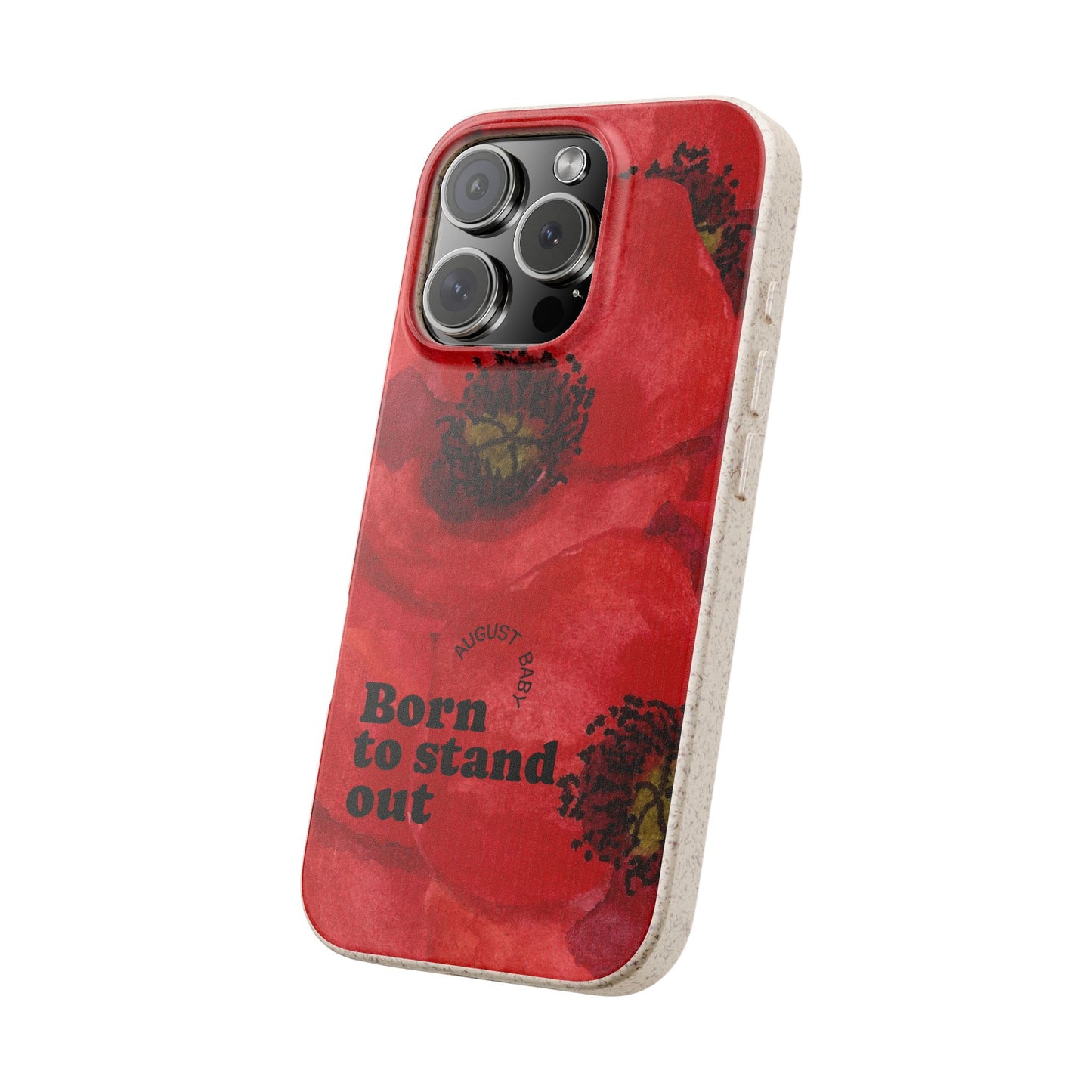 August Eco-friendly birth flower - Biodegradable case
