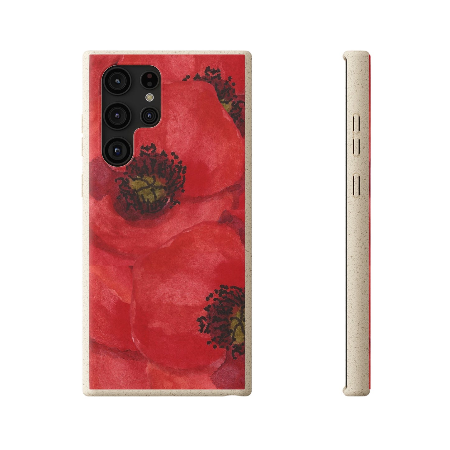 Poppy flower - Biodegradable case
