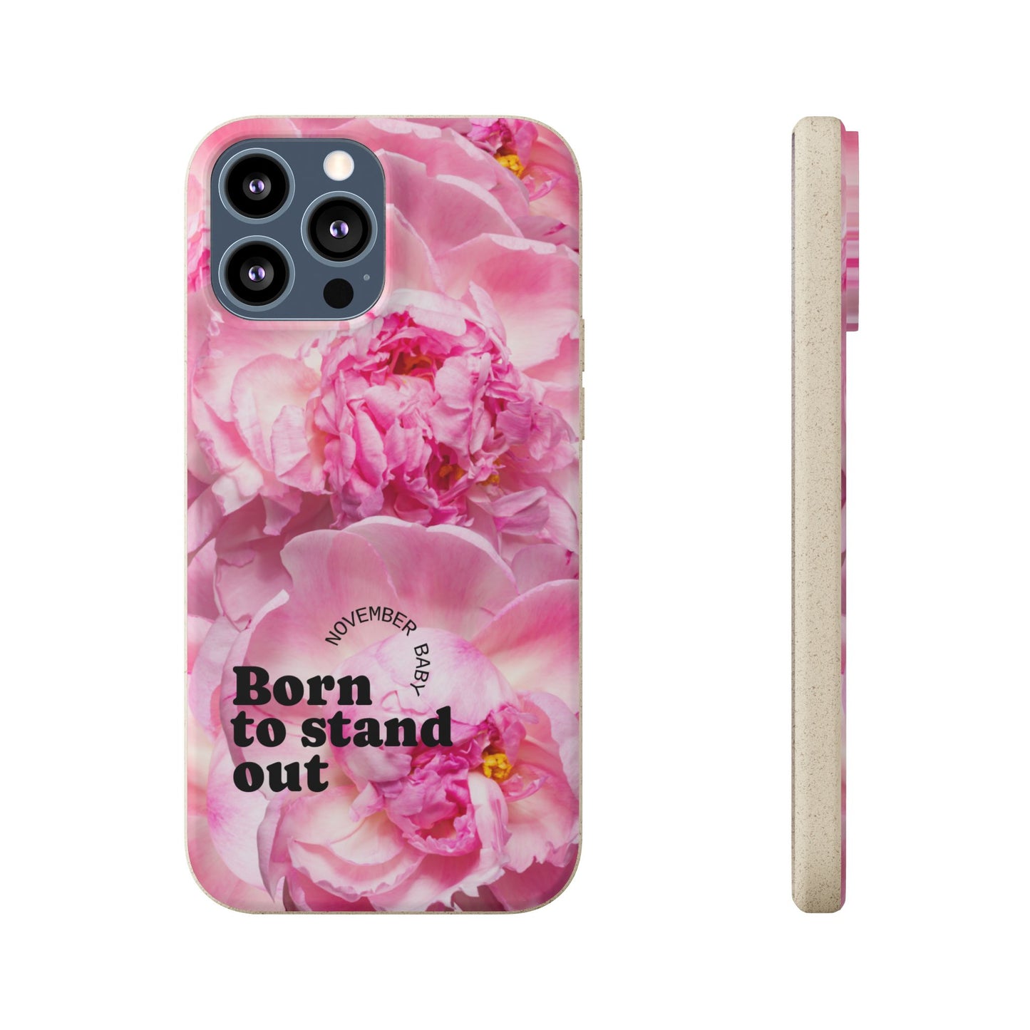 November Eco-friendly birth flower - Biodegradable case