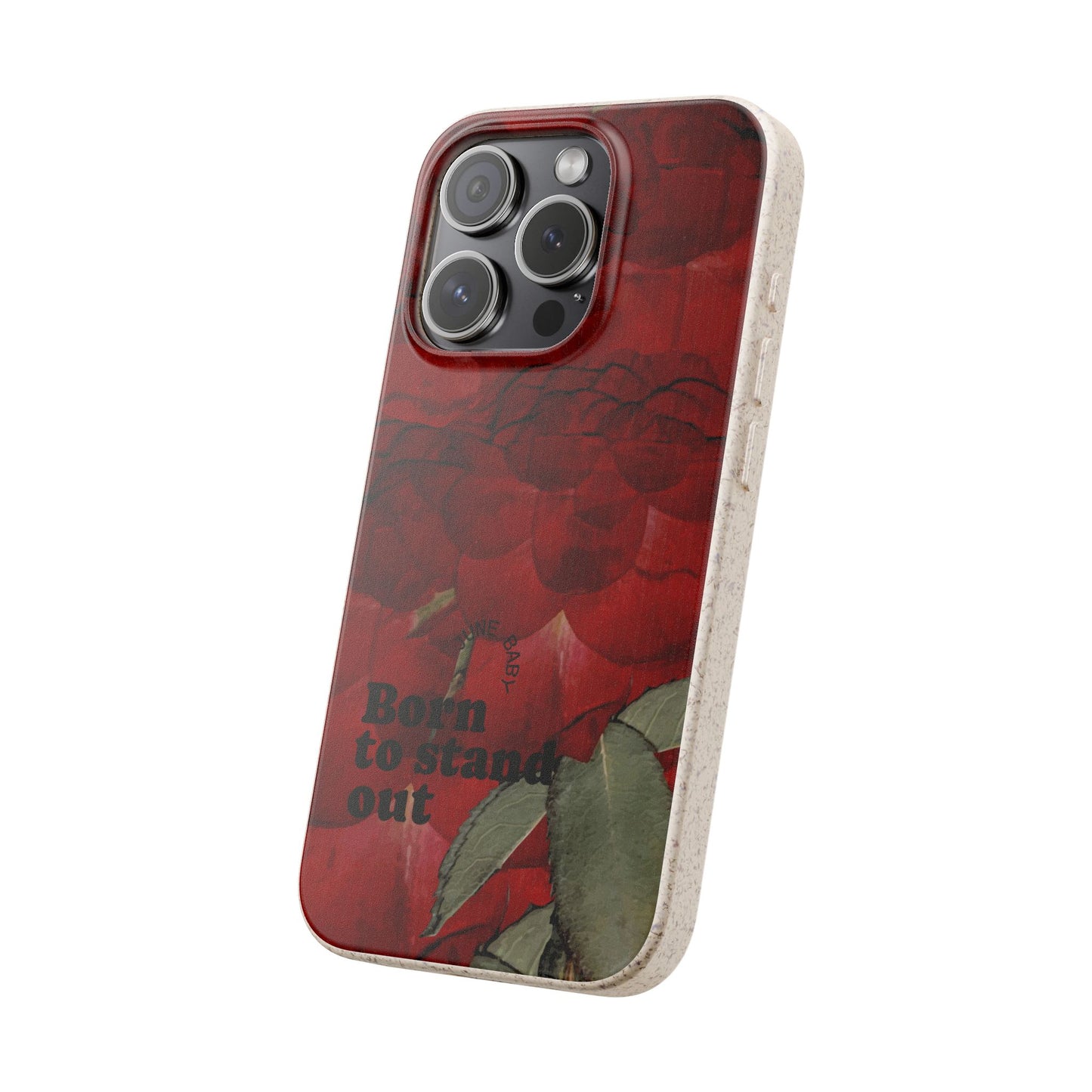 June Eco-friendly birth flower - Biodegradable case