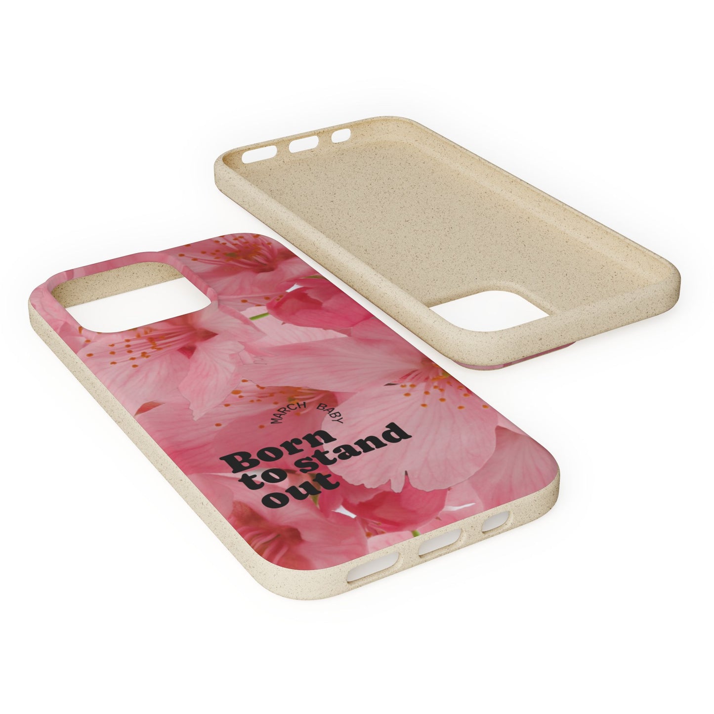 March Eco-friendly birth flower - Biodegradable case