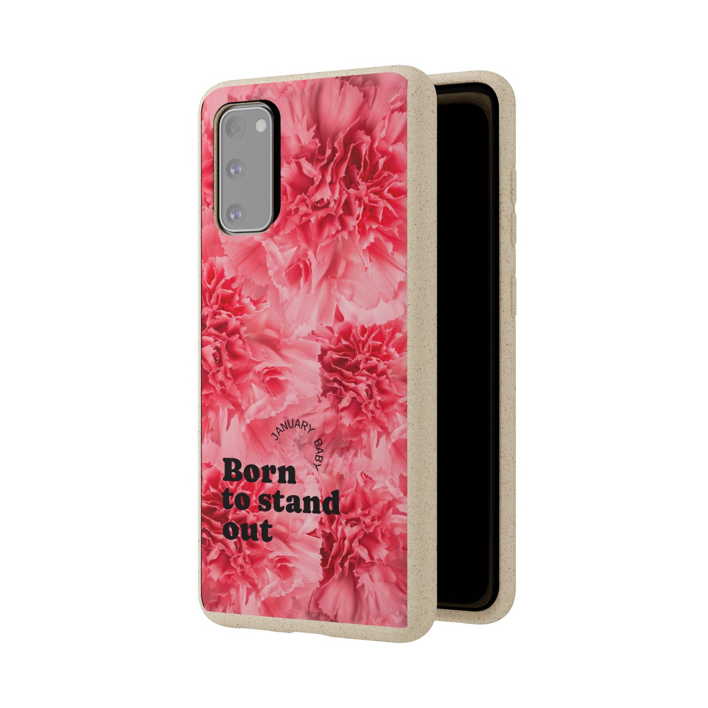January Eco-friendly birth flower - Biodegradable case
