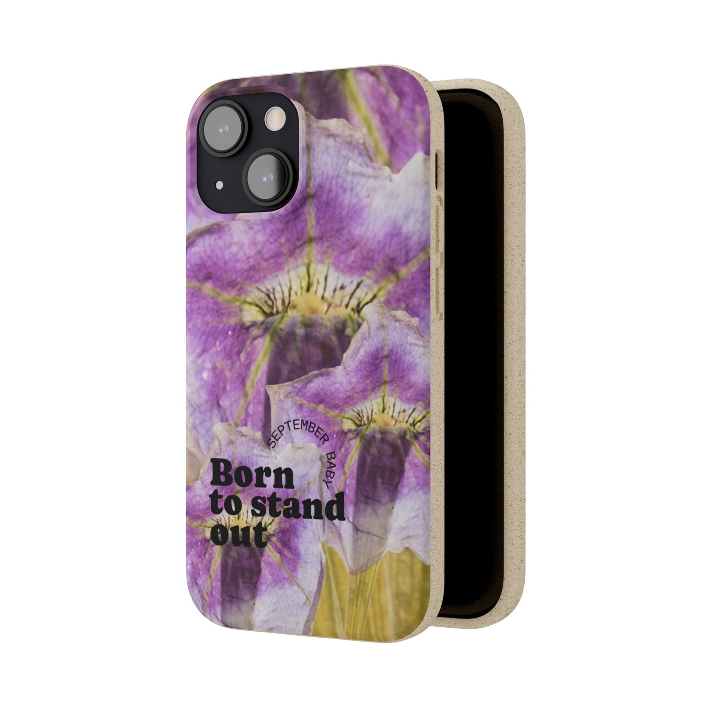 September Eco-friendly birth flower - Biodegradable case
