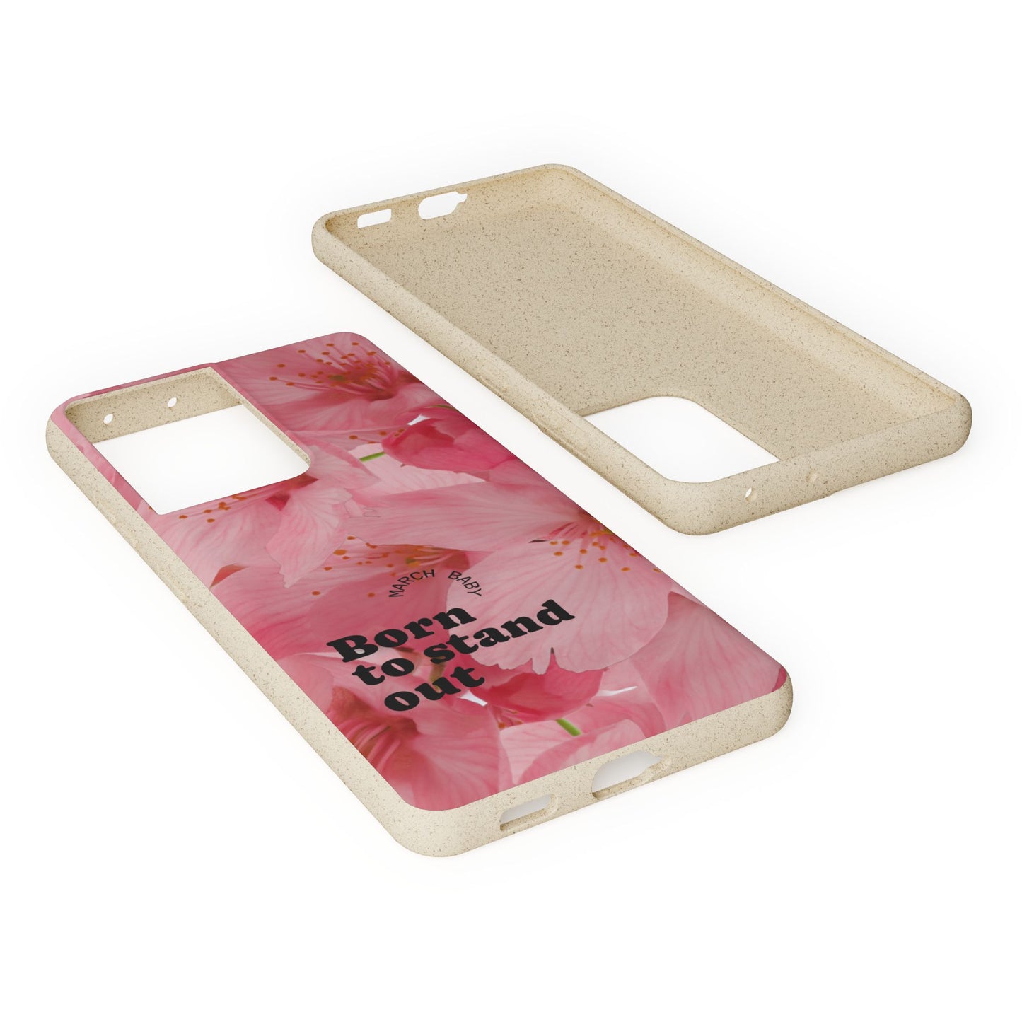 March Eco-friendly birth flower - Biodegradable case