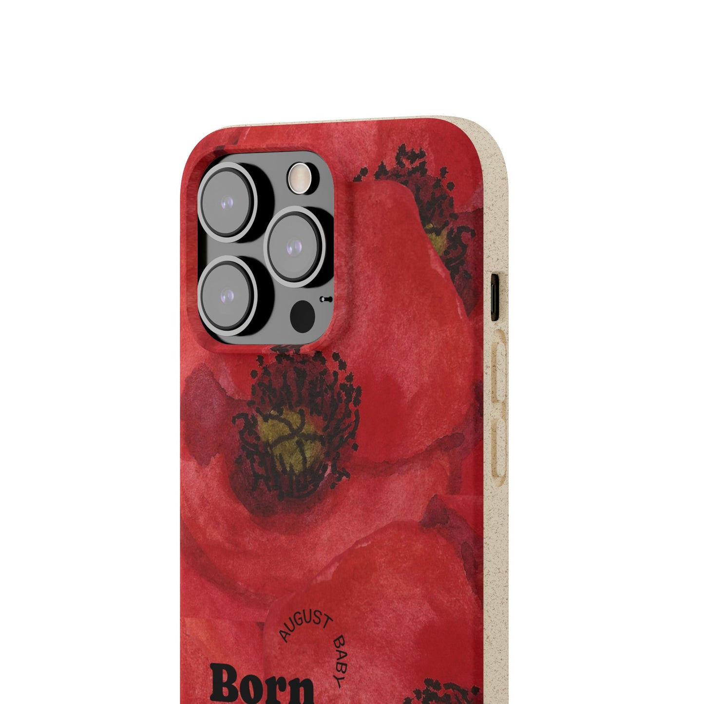 August Eco-friendly birth flower - Biodegradable case