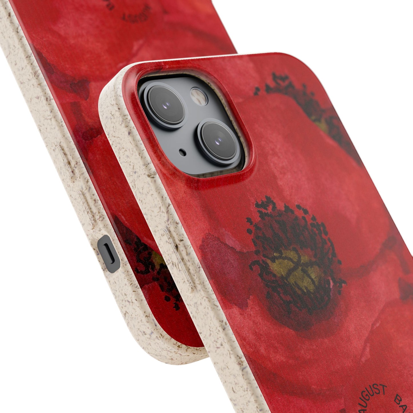 August Eco-friendly birth flower - Biodegradable case