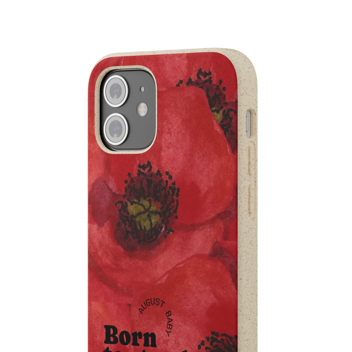 August Eco-friendly birth flower - Biodegradable case