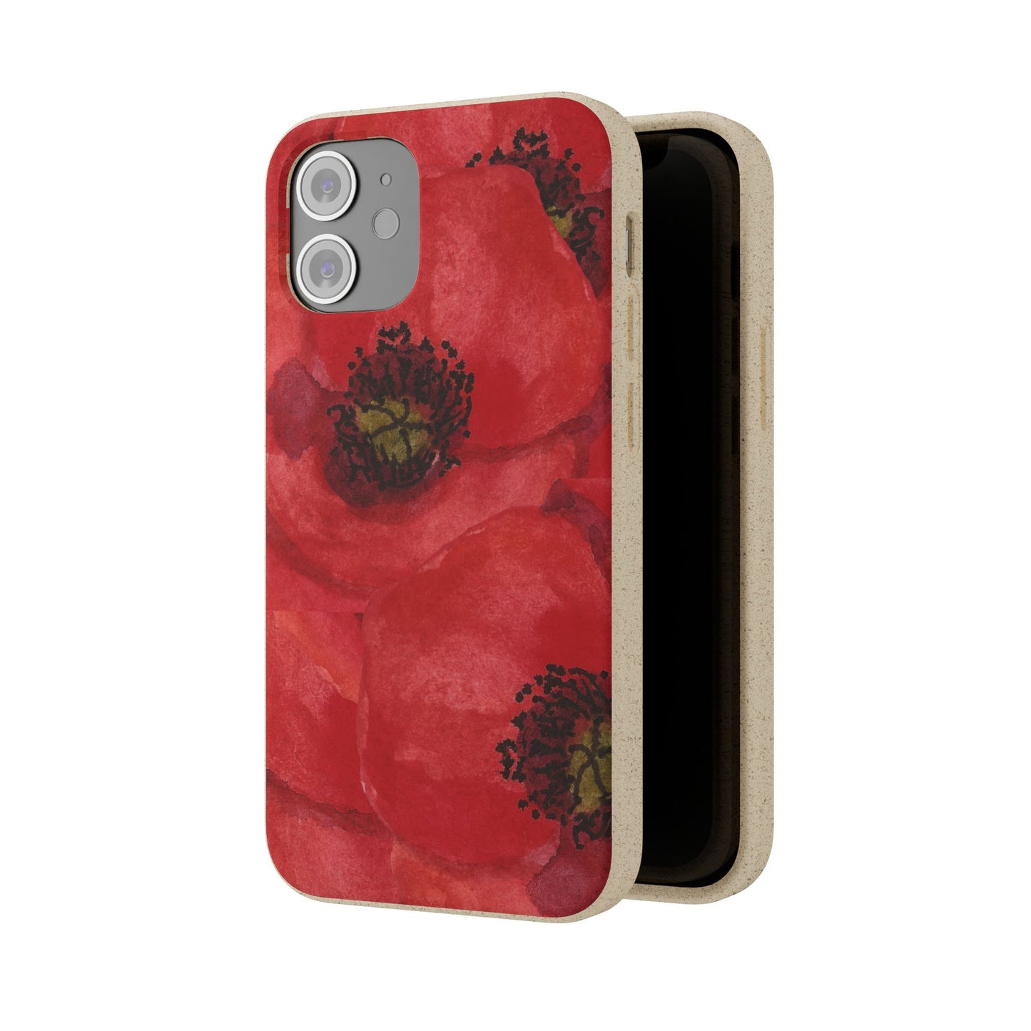 Poppy flower - Biodegradable case